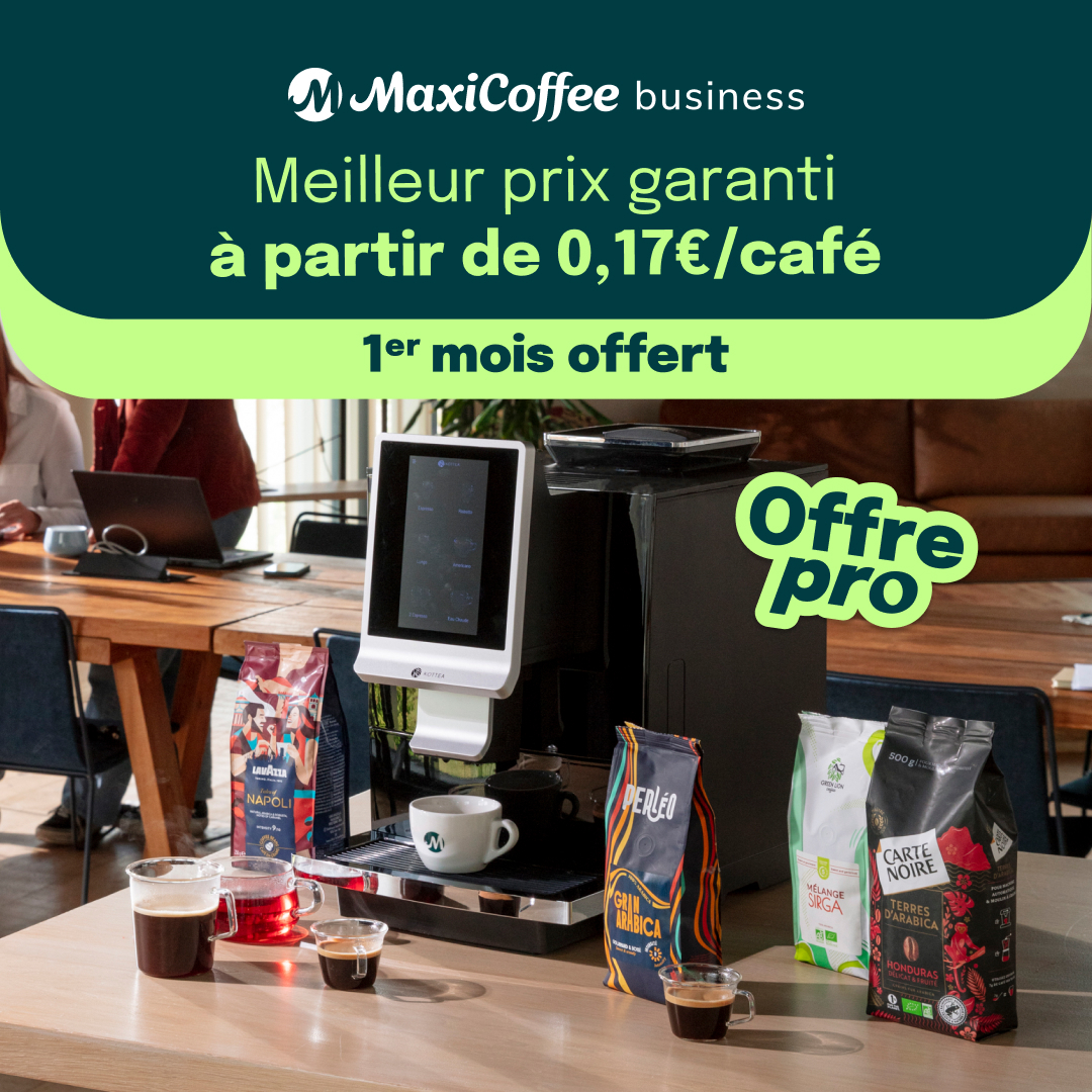 MaxiCoffee Facebook ad: Combien coûte votre café?