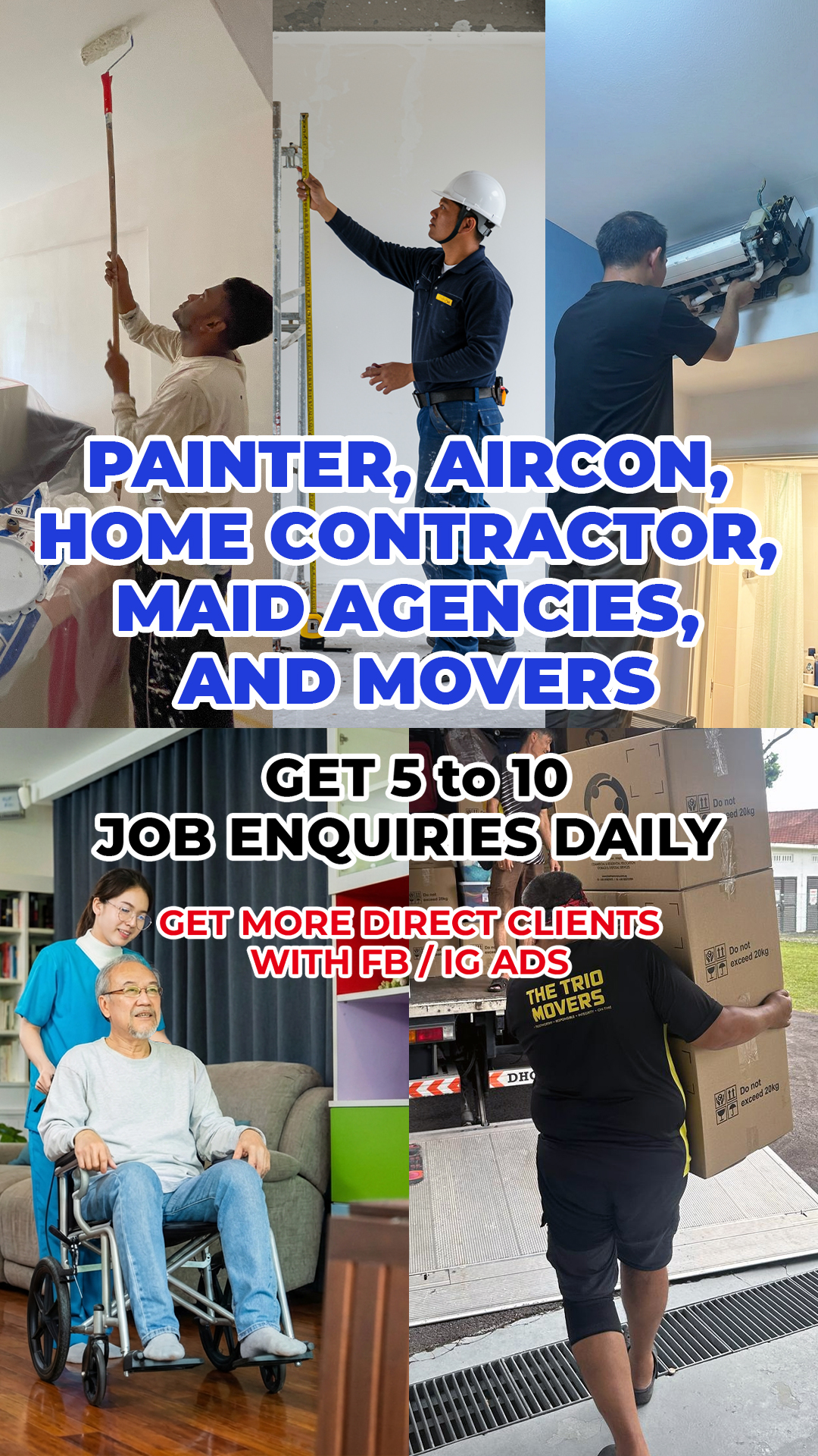 The Next Comms Home Services Lead Generation Singapore Facebook ad