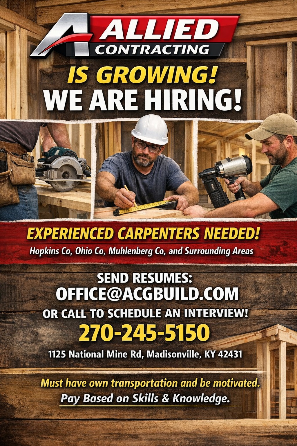 Allied Contracting Group Facebook ad