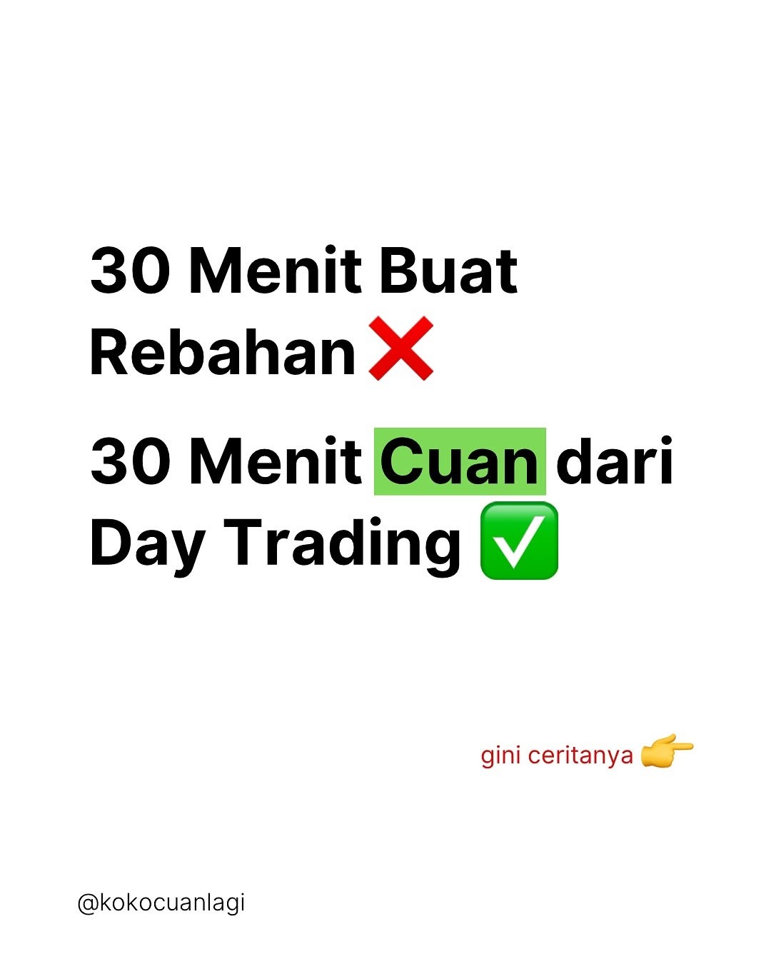 Koko Cuan Facebook ad