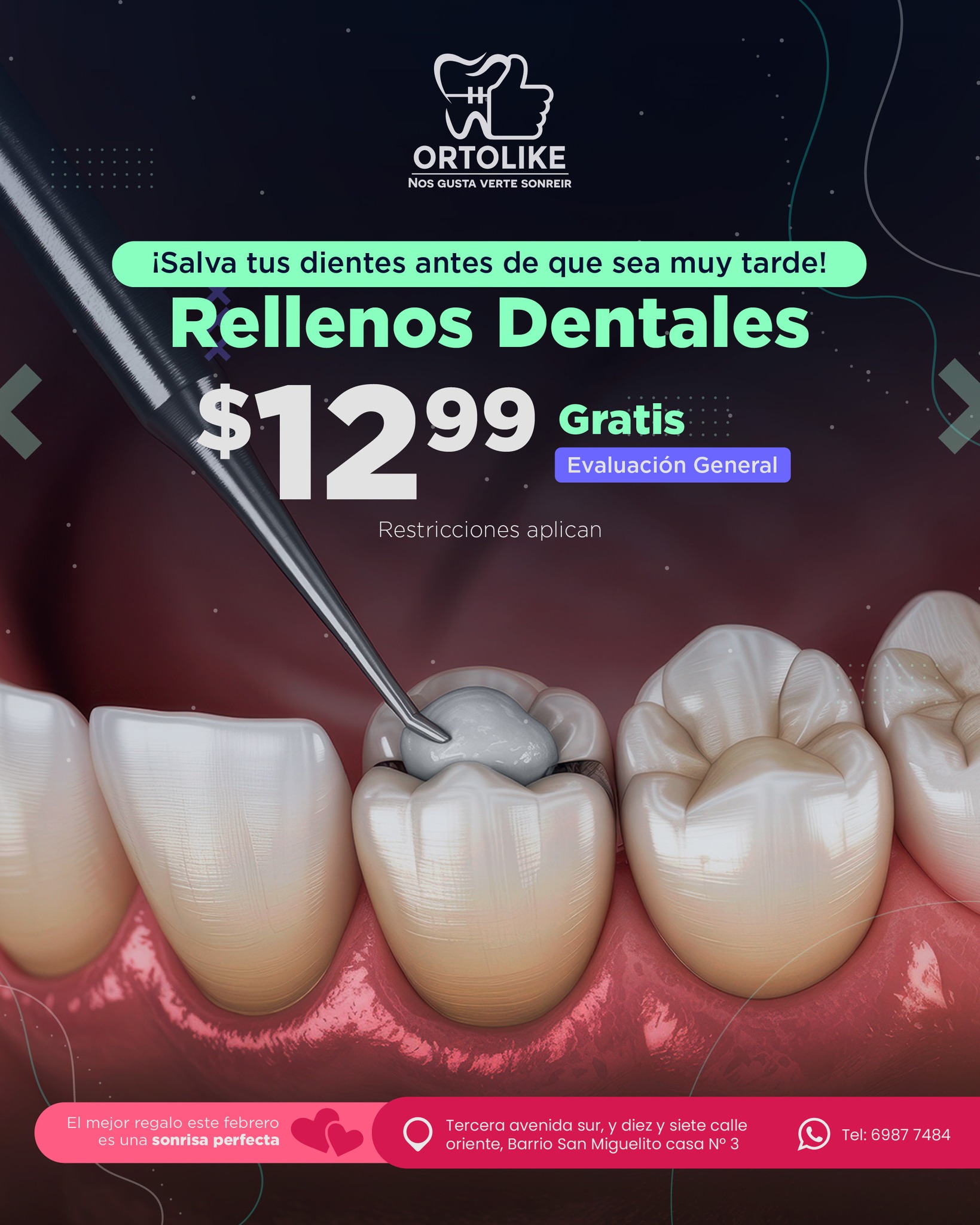 OrtoLike Facebook ad: Devuelve forma y funcionalidad a tu diente con…