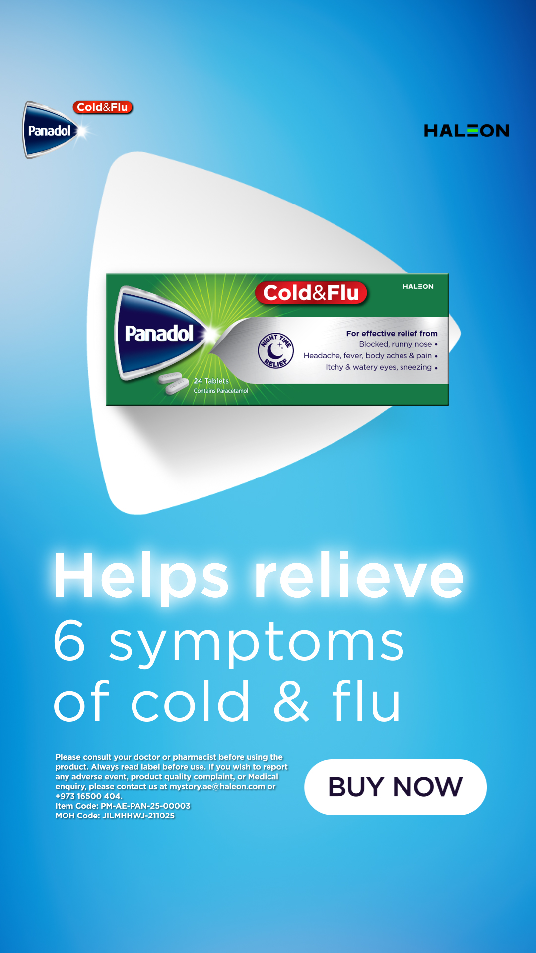 Panadol Facebook ad