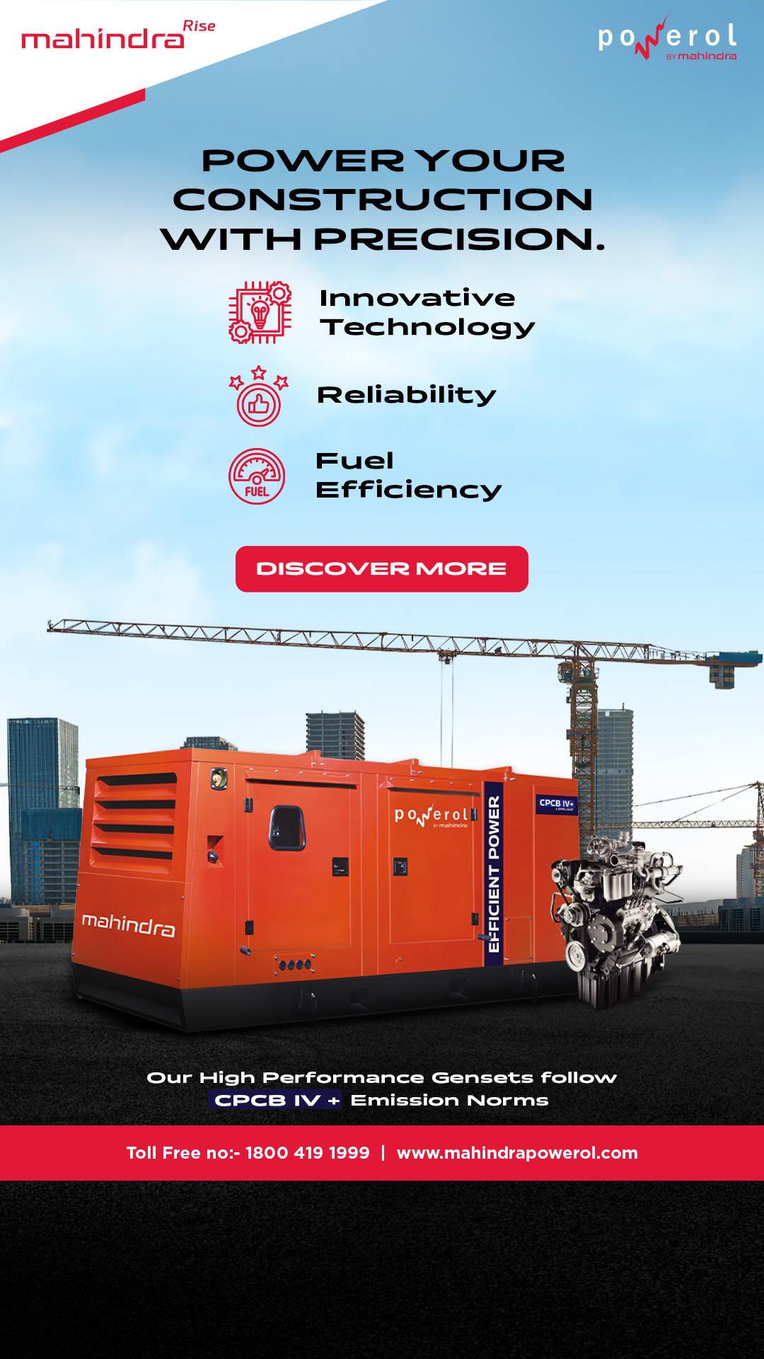 Mahindra Powerol Facebook ad