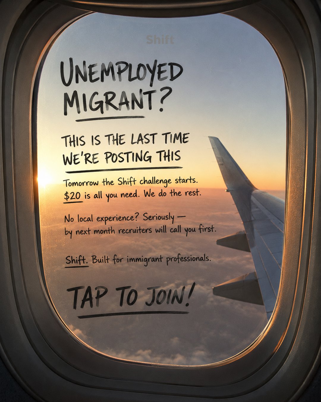 Shift - Transform Your Career Facebook ad
