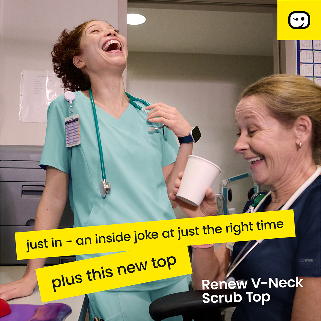 Wink Scrubs Facebook ad
