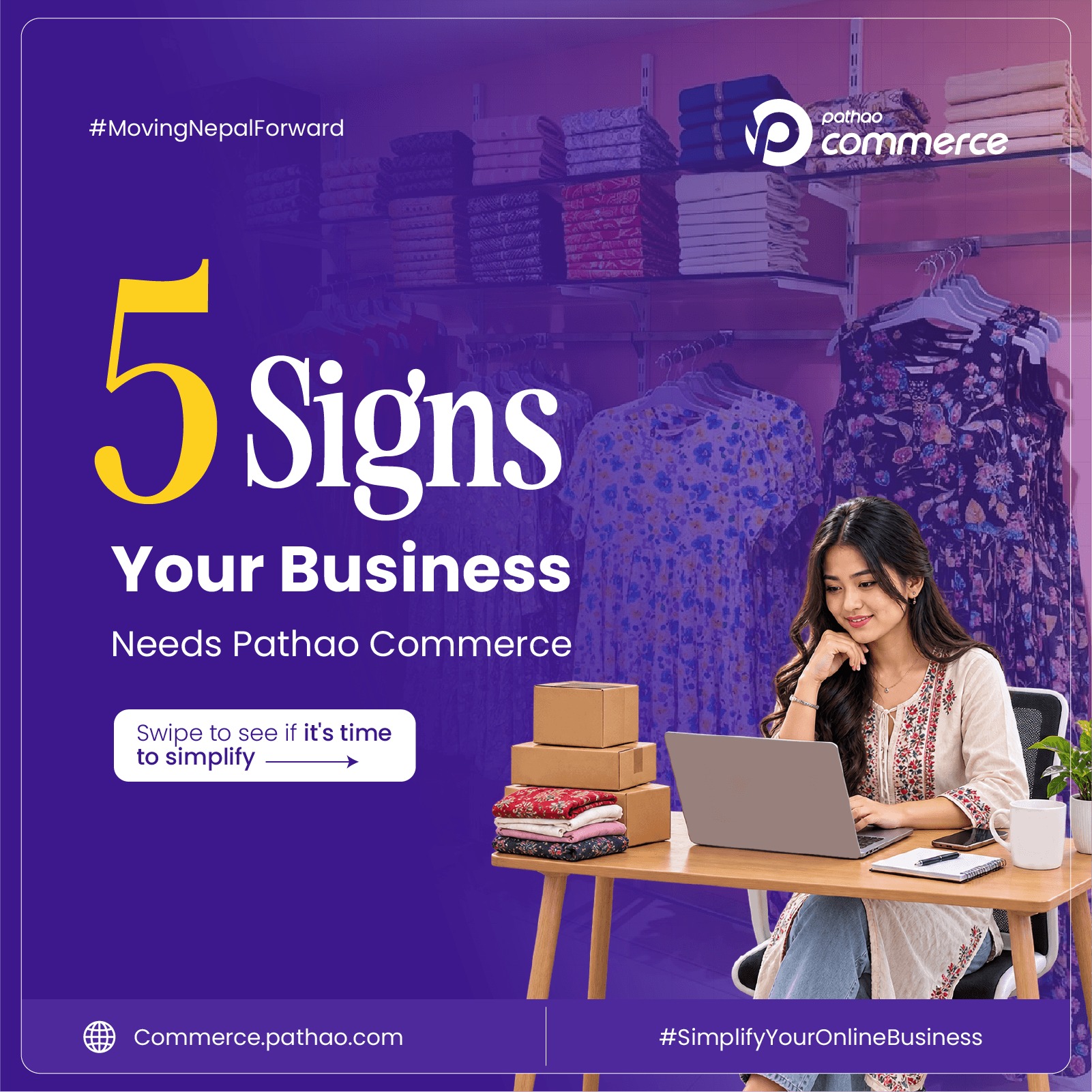 Pathao Commerce Facebook ad
