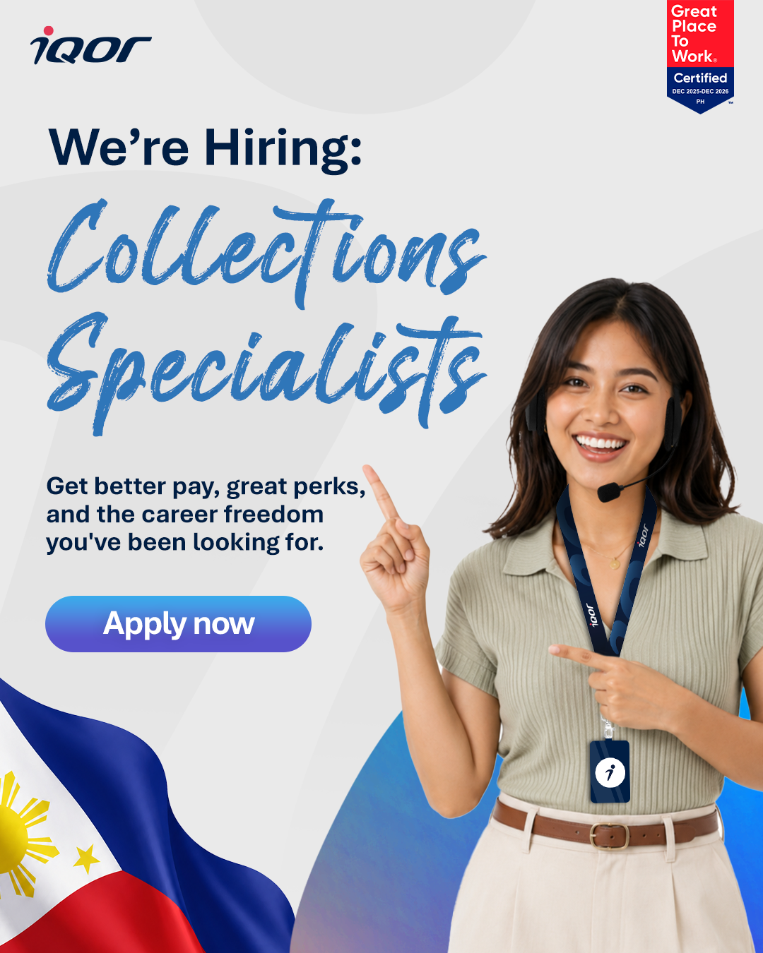 iQor Philippines Facebook ad