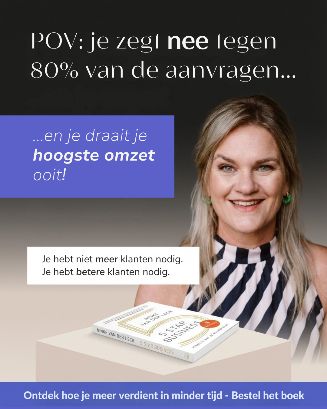 Ninke van der Leck - High Value Businesscoach Facebook ad from May 22, 2026