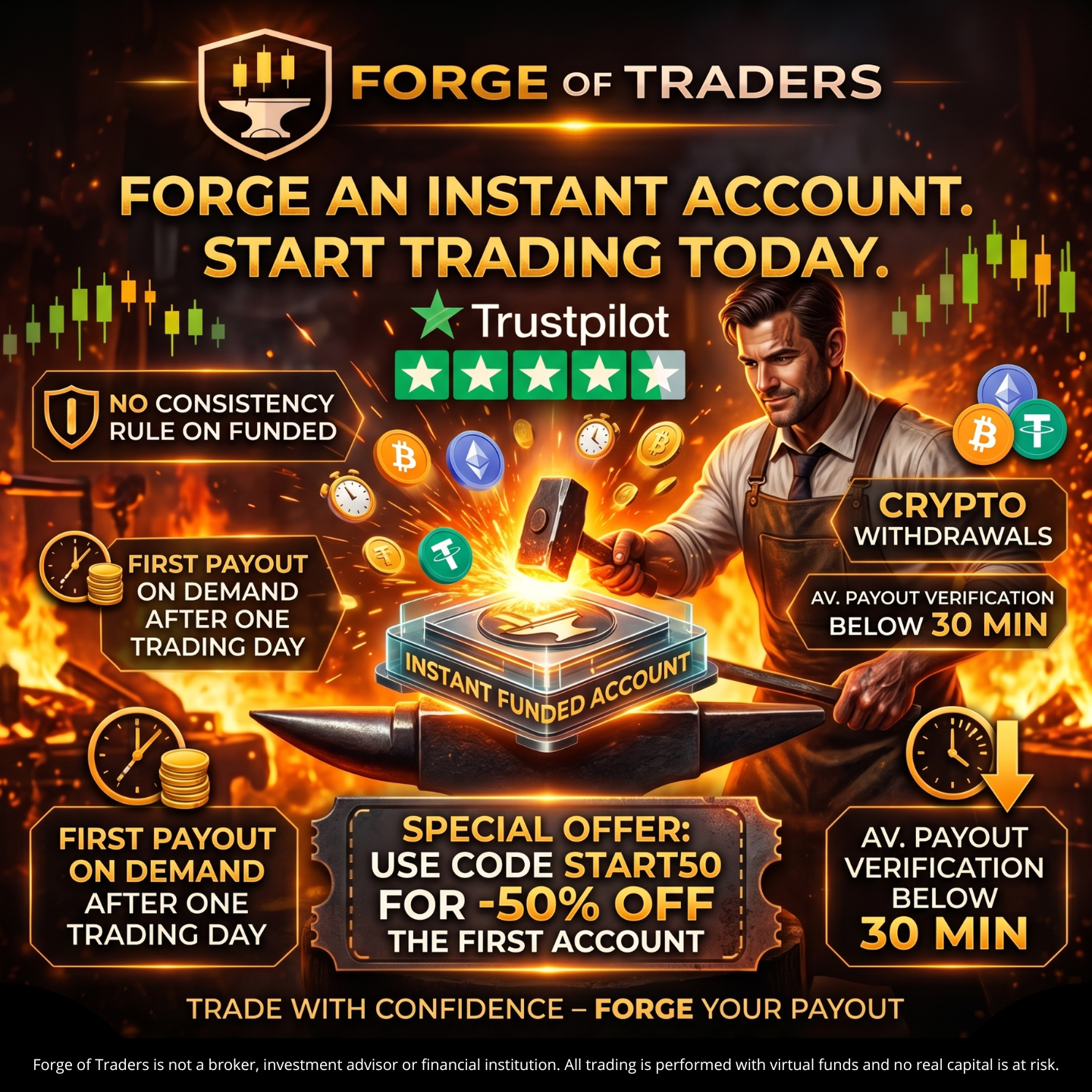 Forge Of Traders Facebook ad