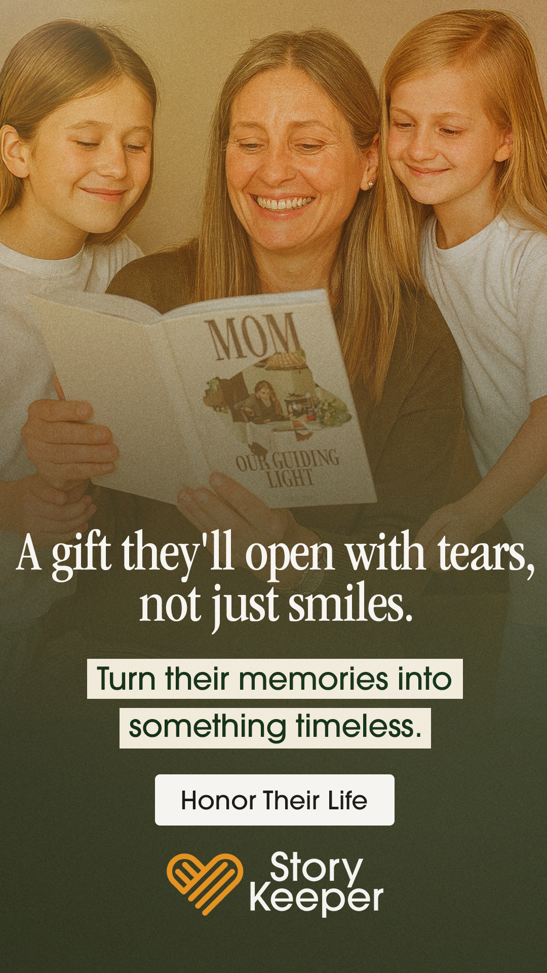 StoryKeeper Facebook ad