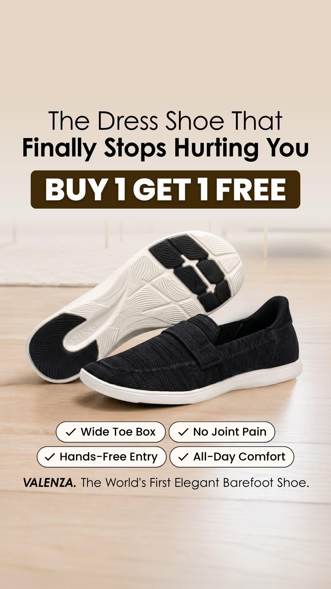 HIKE Footwear Facebook ad
