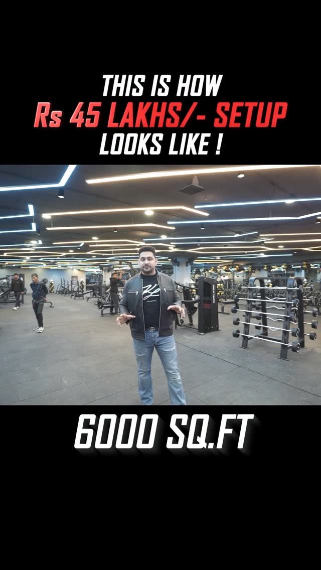 Pro Ultimate - Gym Equipment Facebook ad: ₹45 LAKH GYM SETUP, See What Premium Looks…