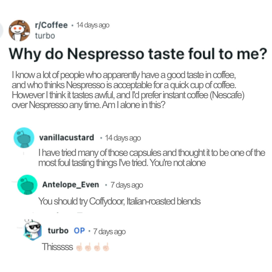 The British Daily Facebook ad: Why does your 'fresh' coffee pod taste like it died months…