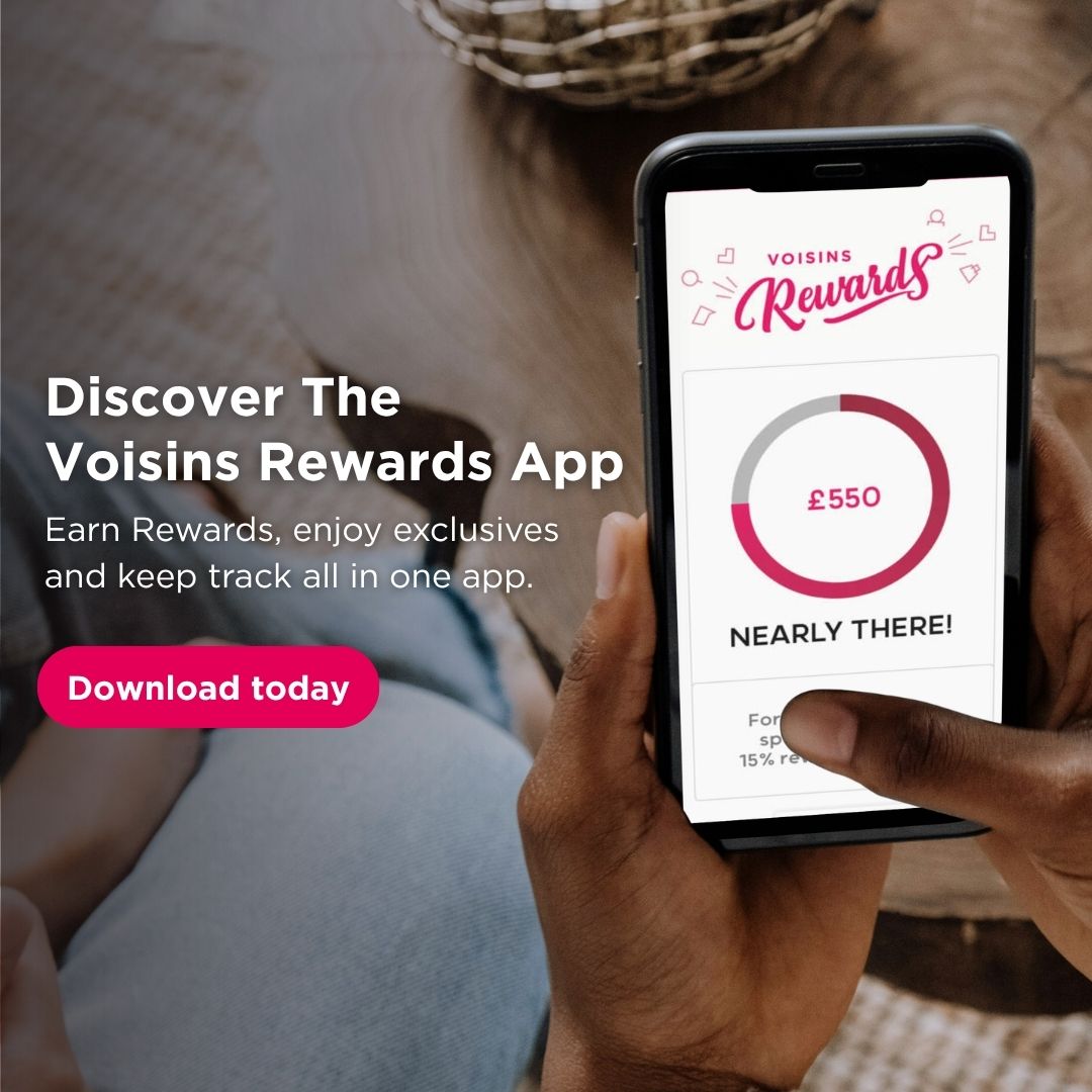 Voisins Department Store Facebook ad: Your Rewards, All in One Place