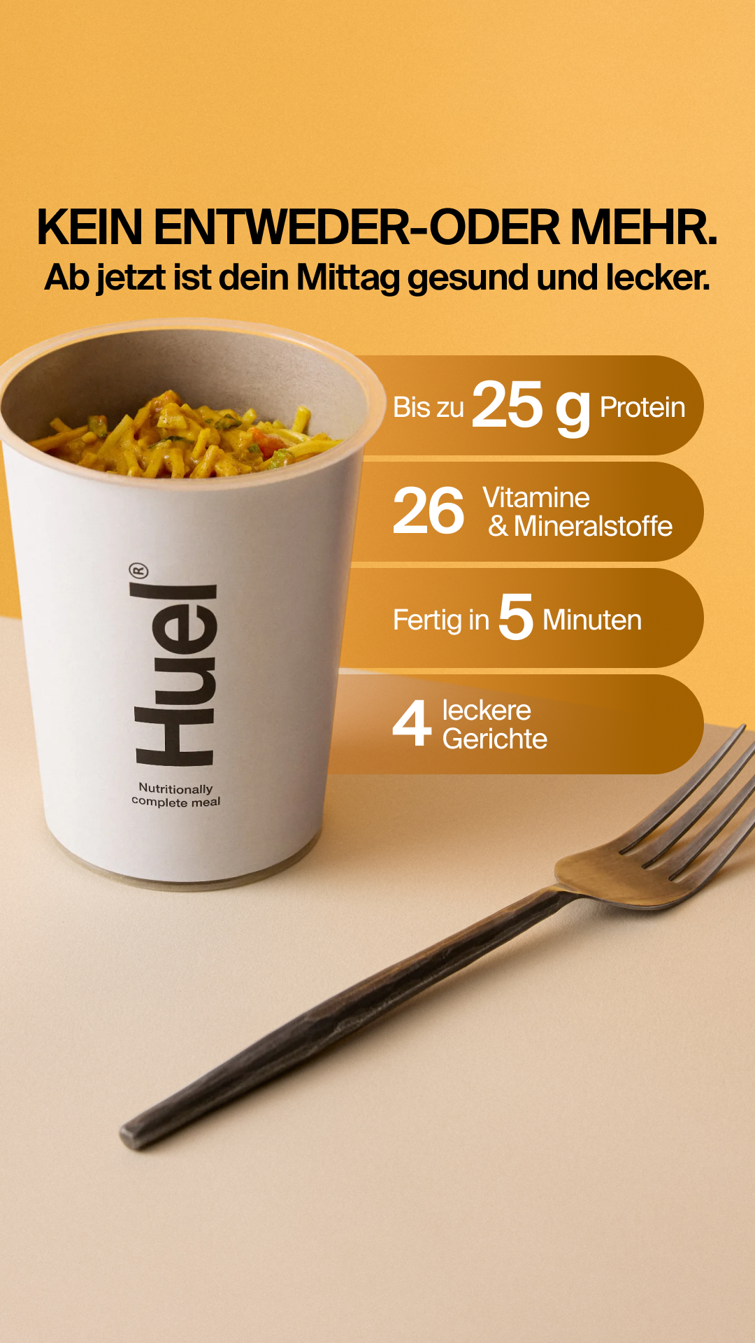 Huel Facebook ad