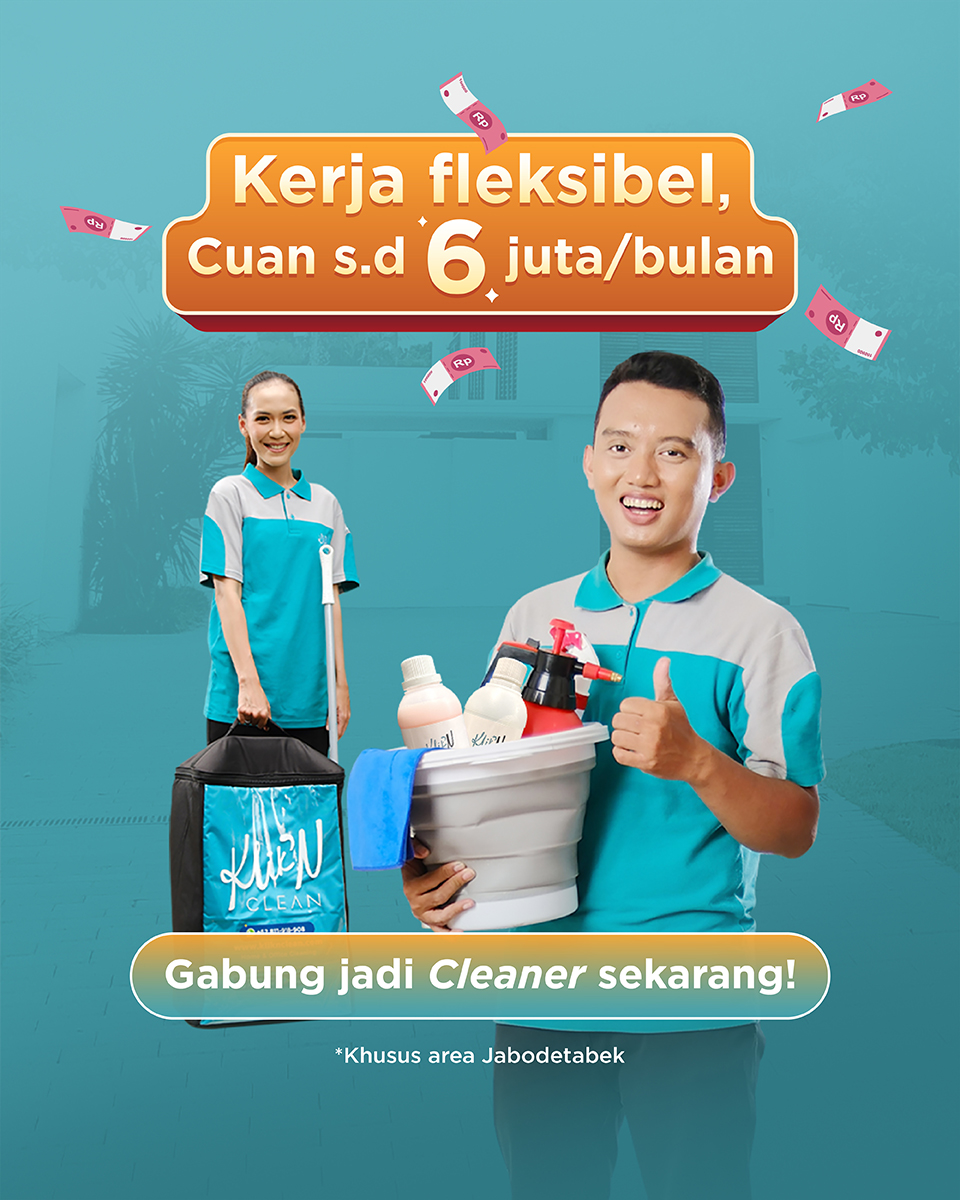 Rekrutmen KliknClean Facebook ad