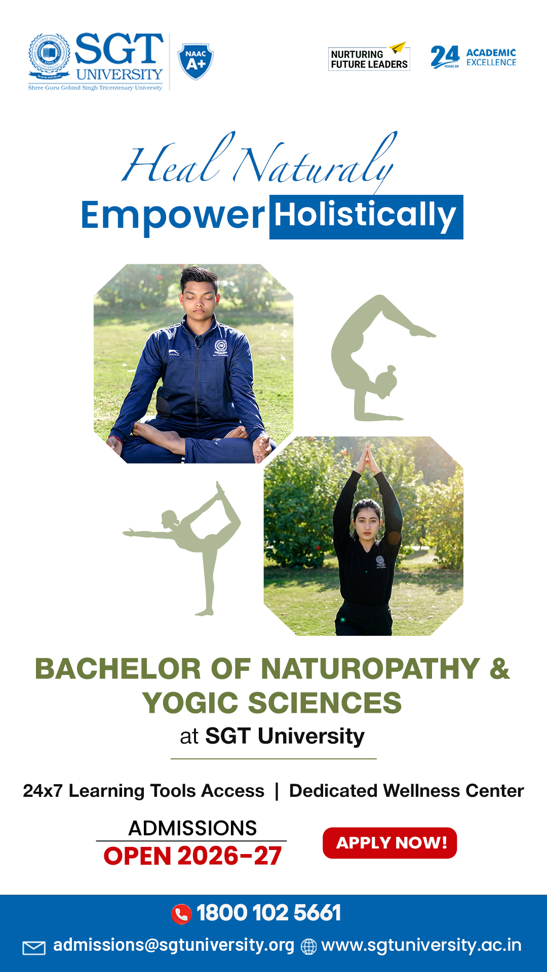 SGT University Facebook ad: Build a Career in Wellness