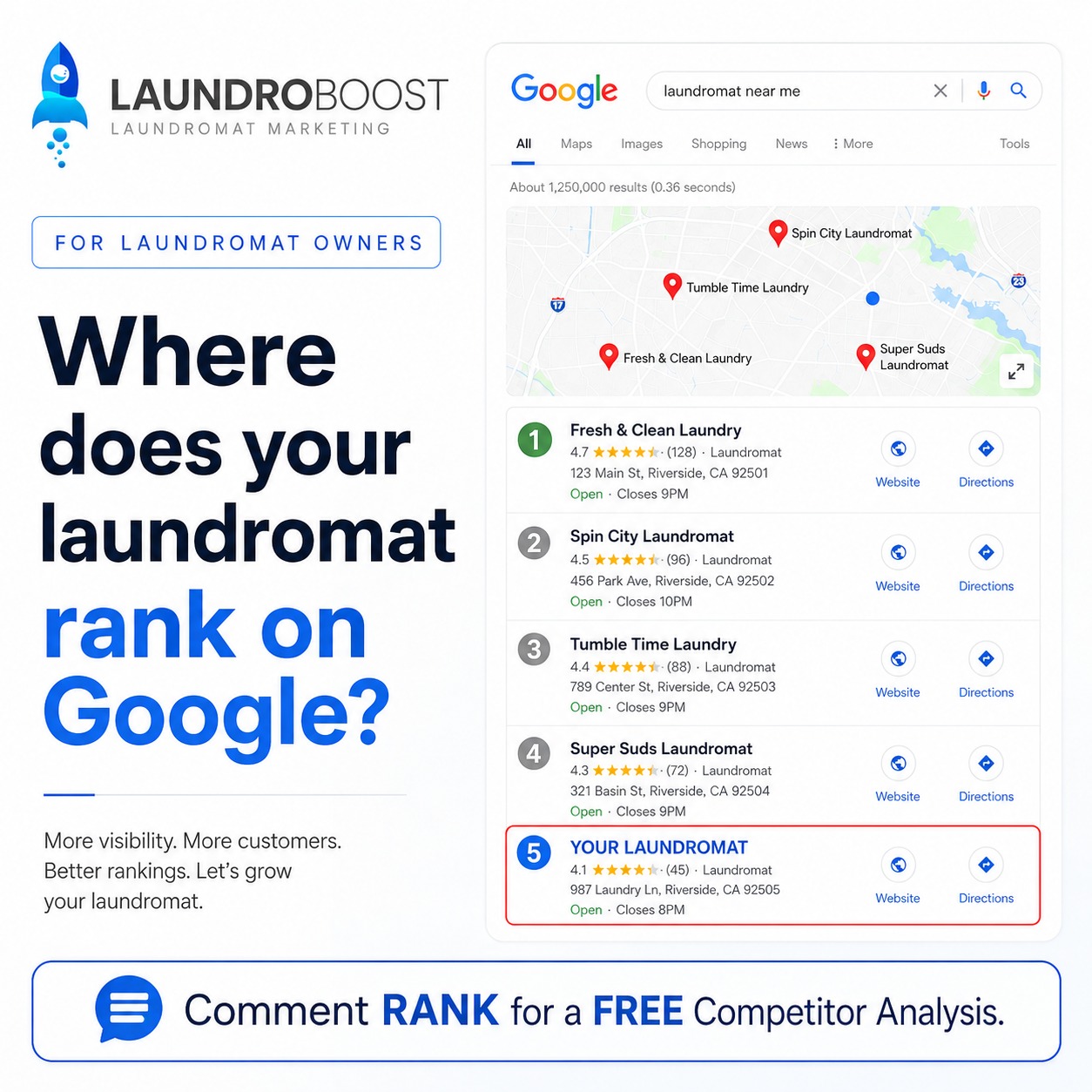 LaundroBoost Facebook ad