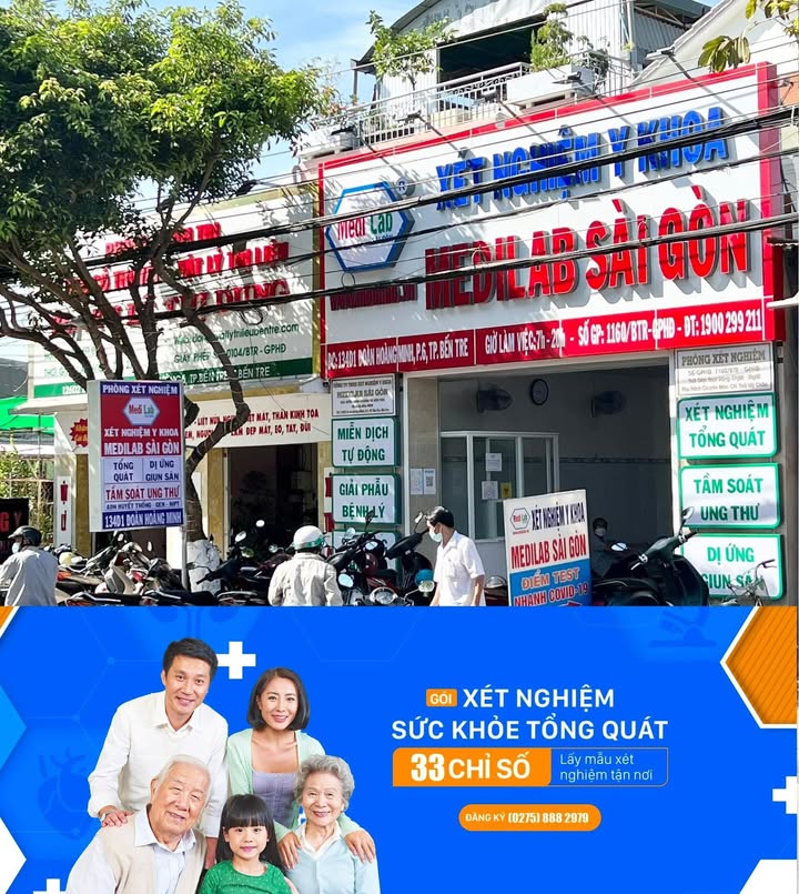 MediLab Bến Tre Facebook ad: XÉT NGHIỆM TỔNG QUÁT - GIUN SÁN …