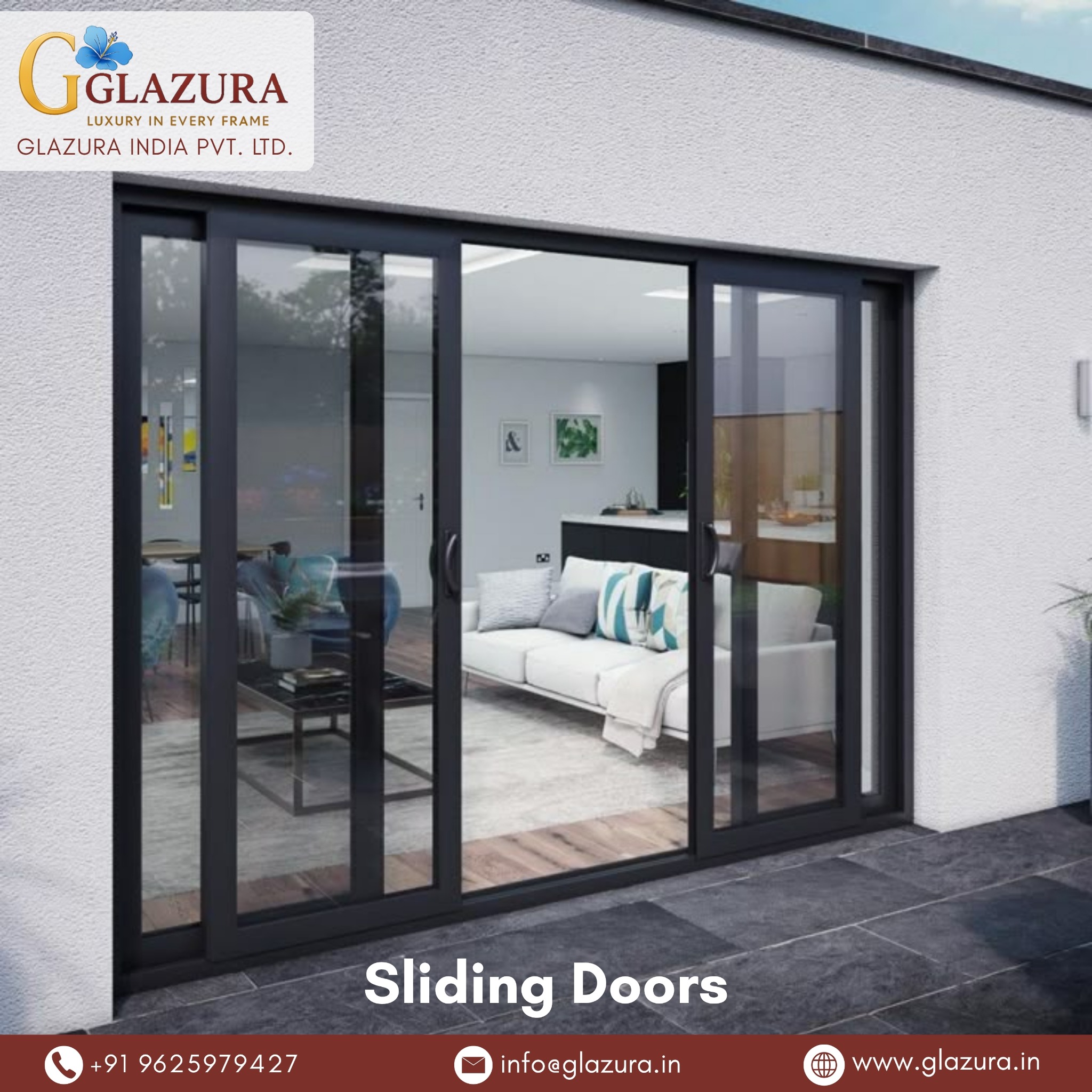 Glazura India Pvt. Ltd. Facebook ad: Upgrade to premium uPVC & Aluminium Doors &…