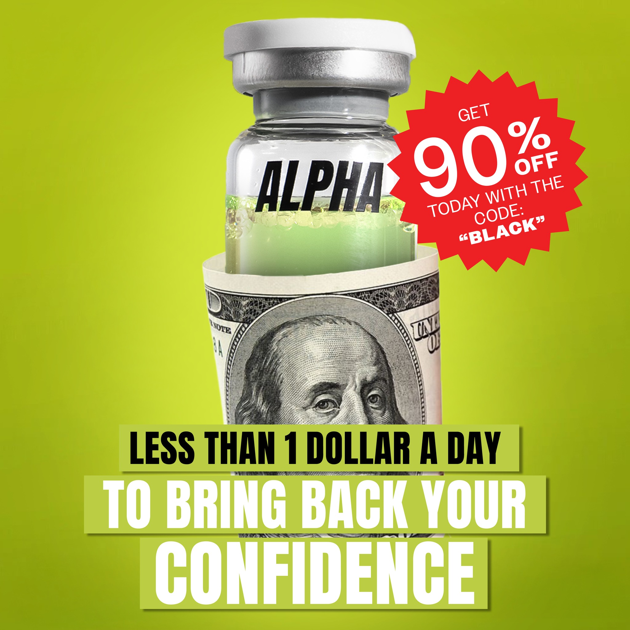 AlphaInfuse Facebook ad
