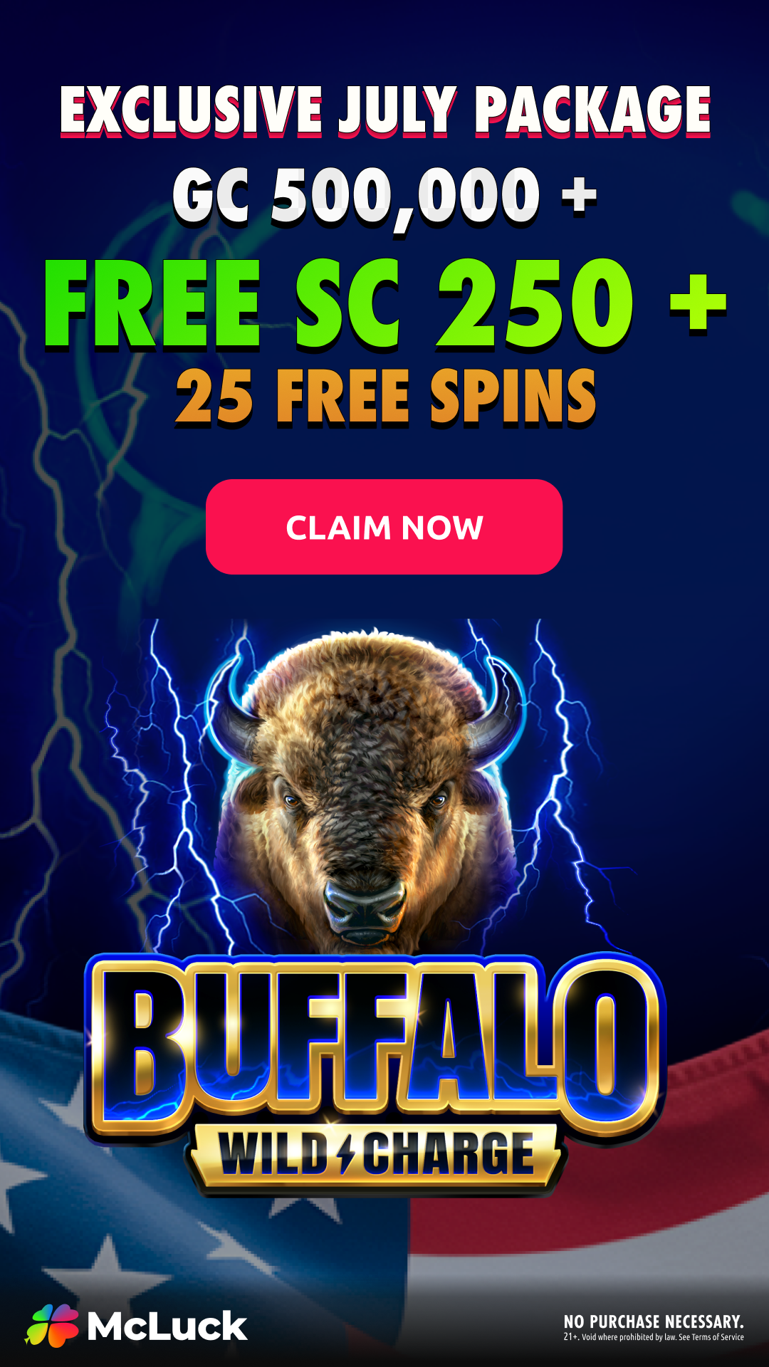 McLuck.com Facebook ad