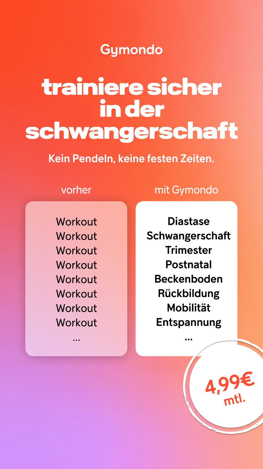 Gymondo Facebook ad
