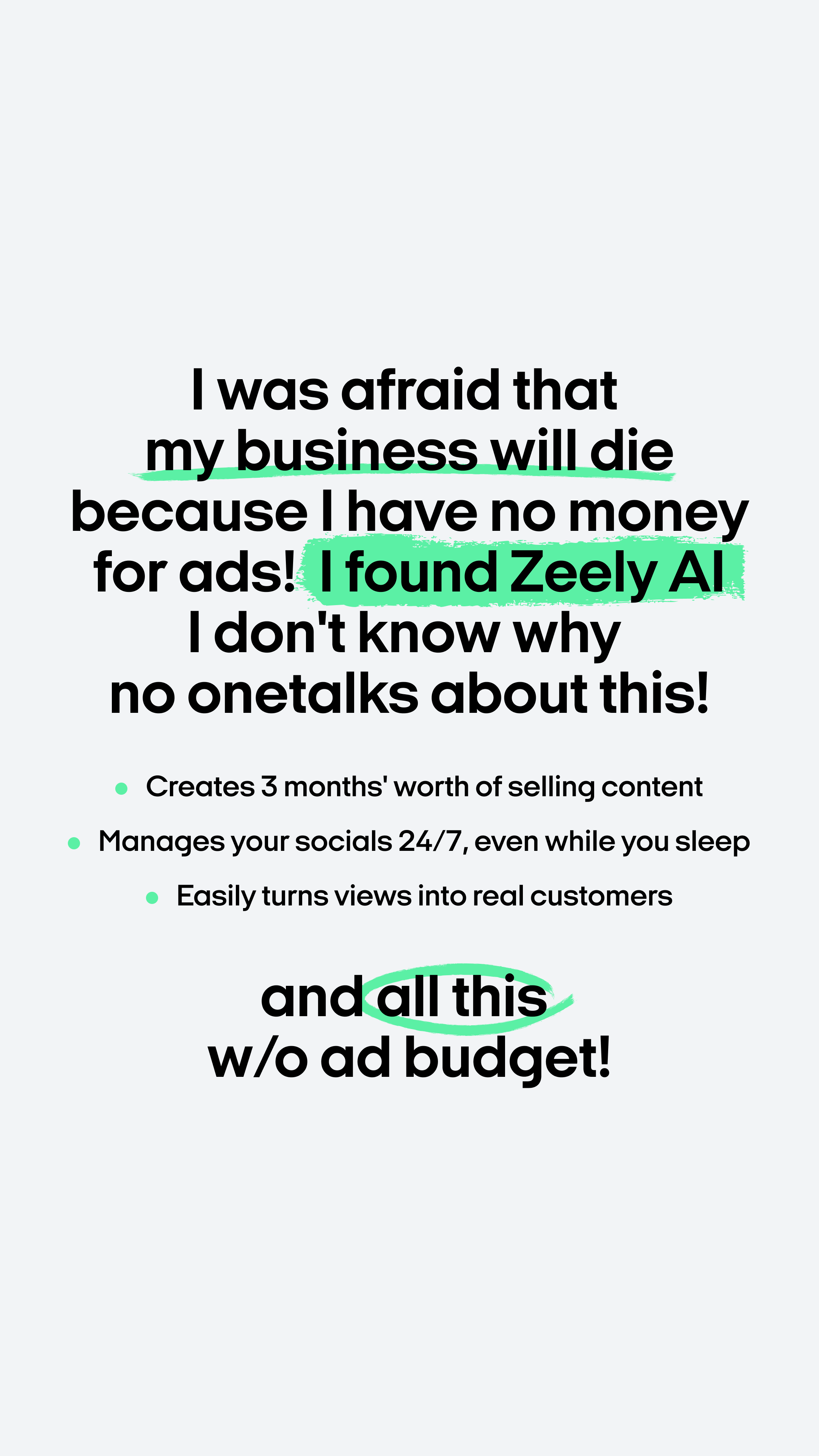 Zeely Facebook ad