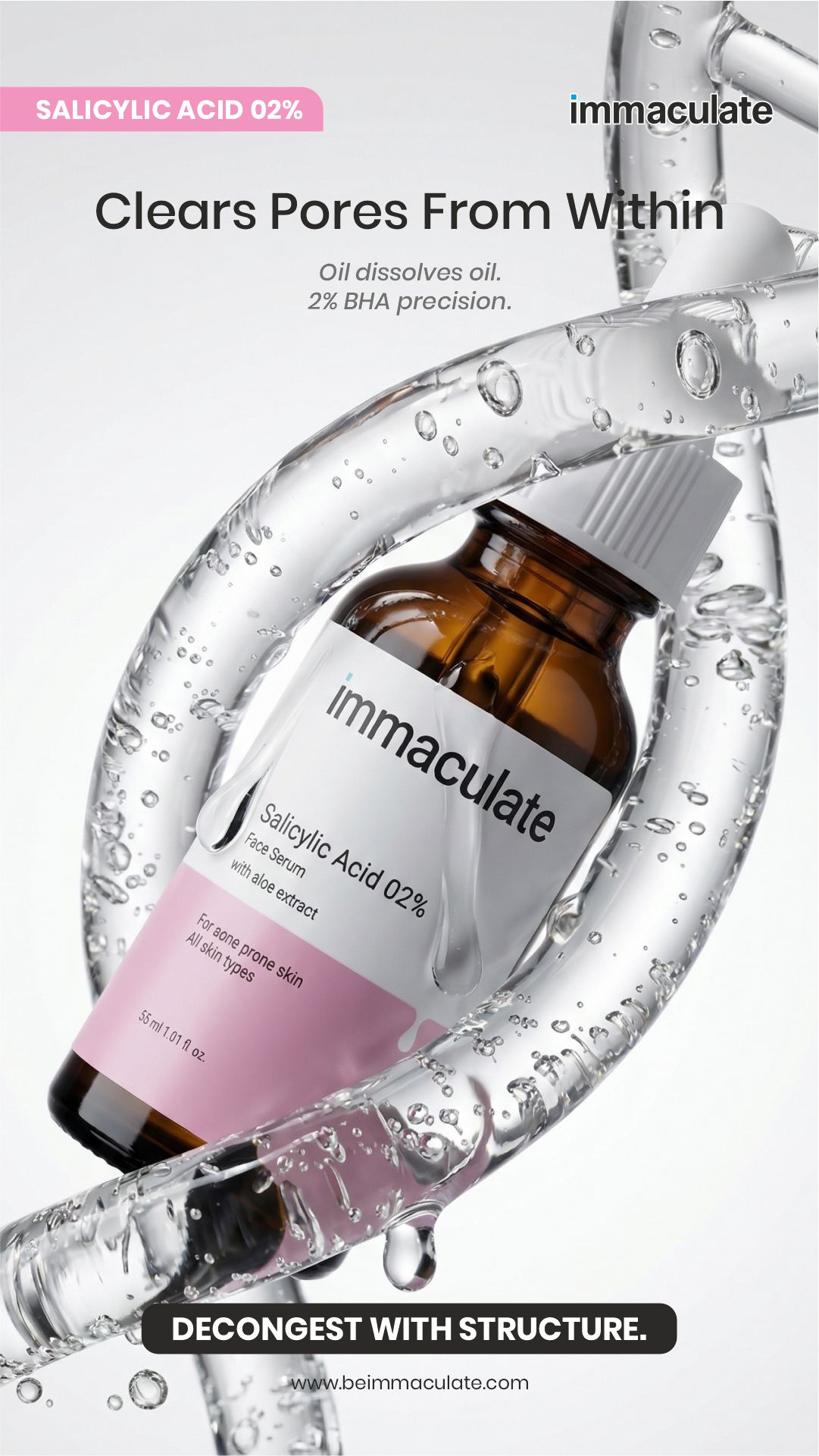 Beimmaculate Facebook ad