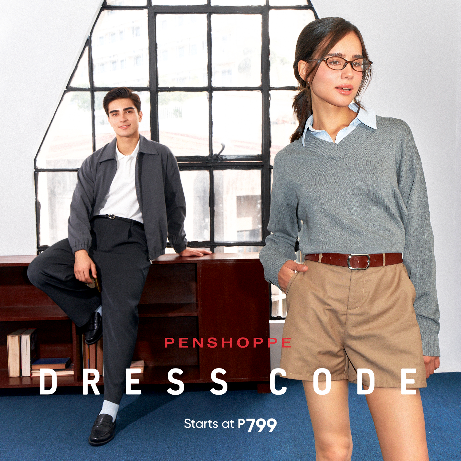 Penshoppe Facebook ad: Dress Code Collection | Starts at P799