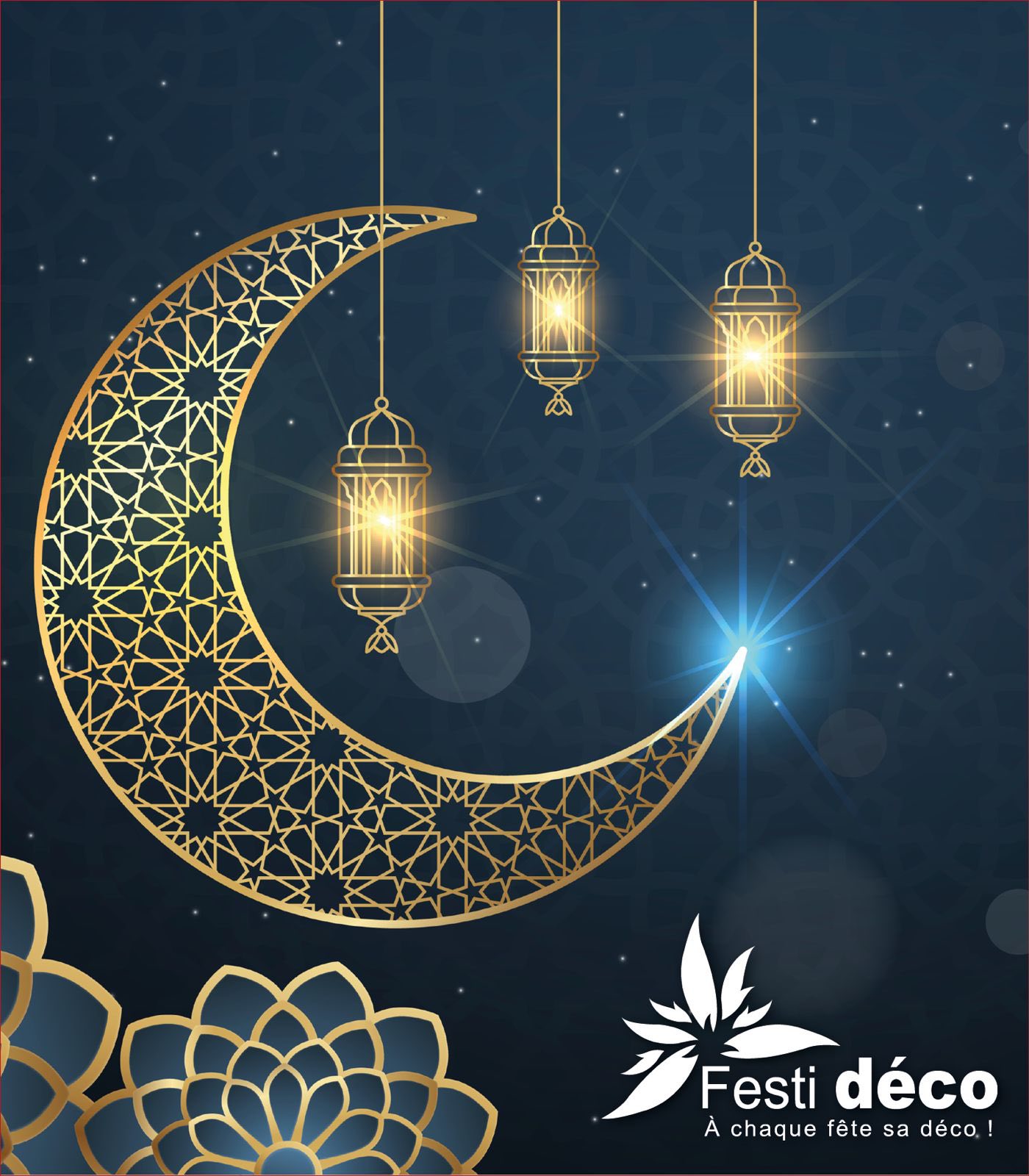 Festi déco Reunion Facebook ad: Catalogue Aïd Moubarak, Décoration Chic & Élégante