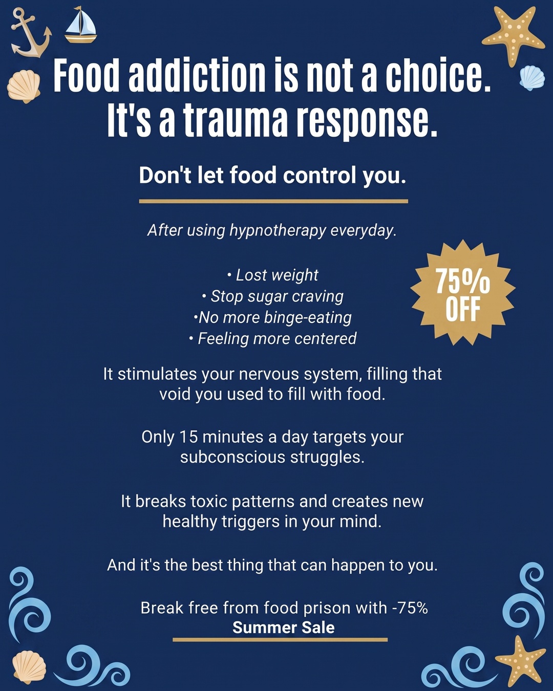 Hypnozio: power of hypnotherapy Facebook ad