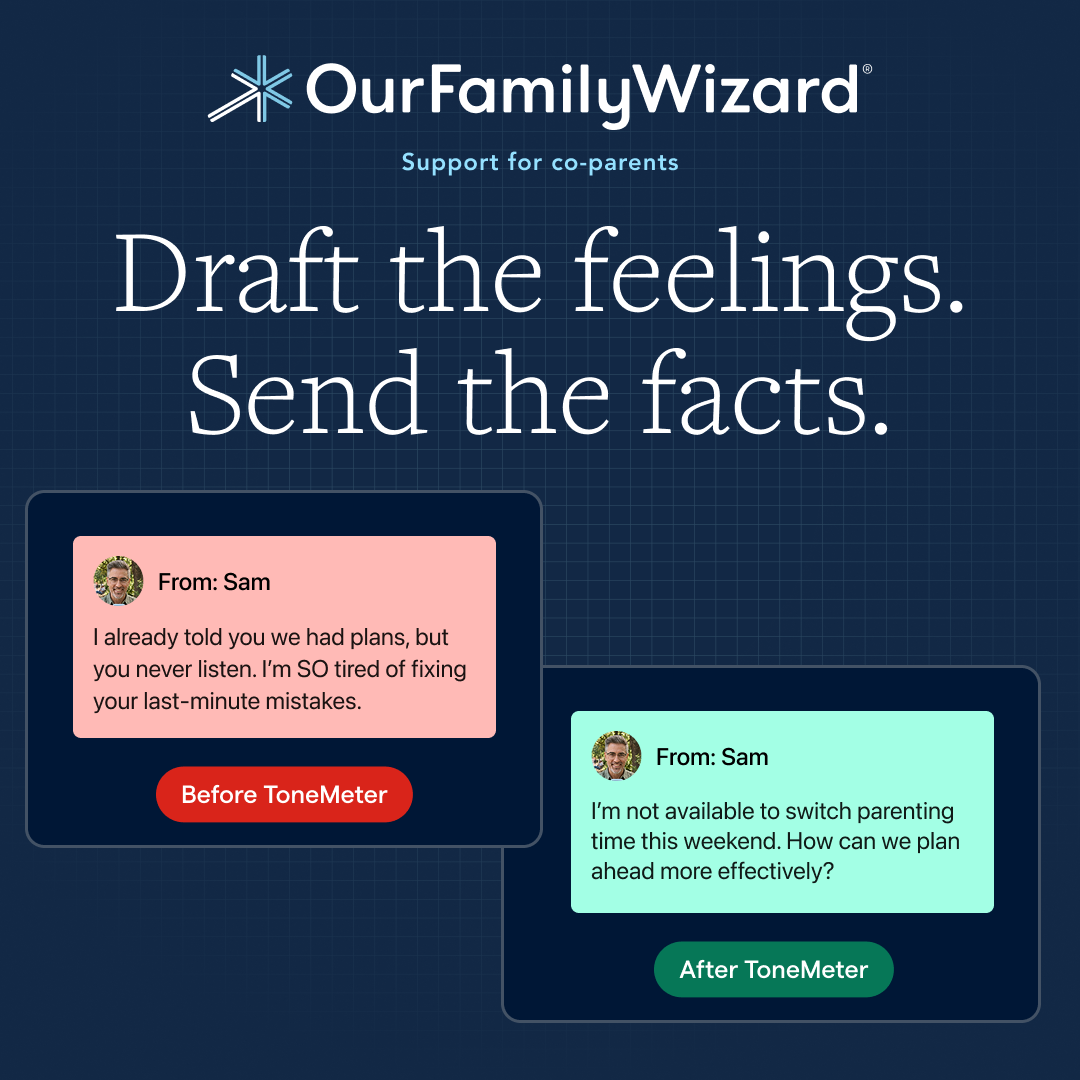 OurFamilyWizard Facebook ad