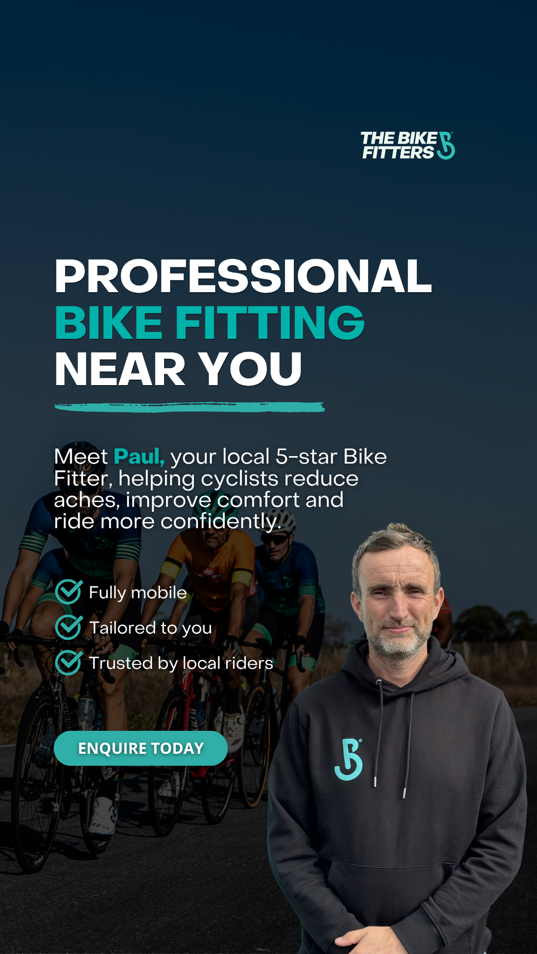 The Bike Fitters Facebook ad
