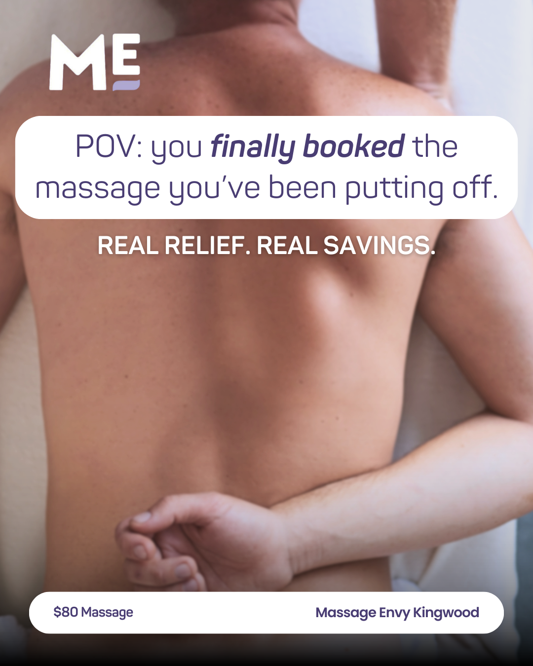 Massage Envy - Kingwood Facebook ad from Mar 10, 2026