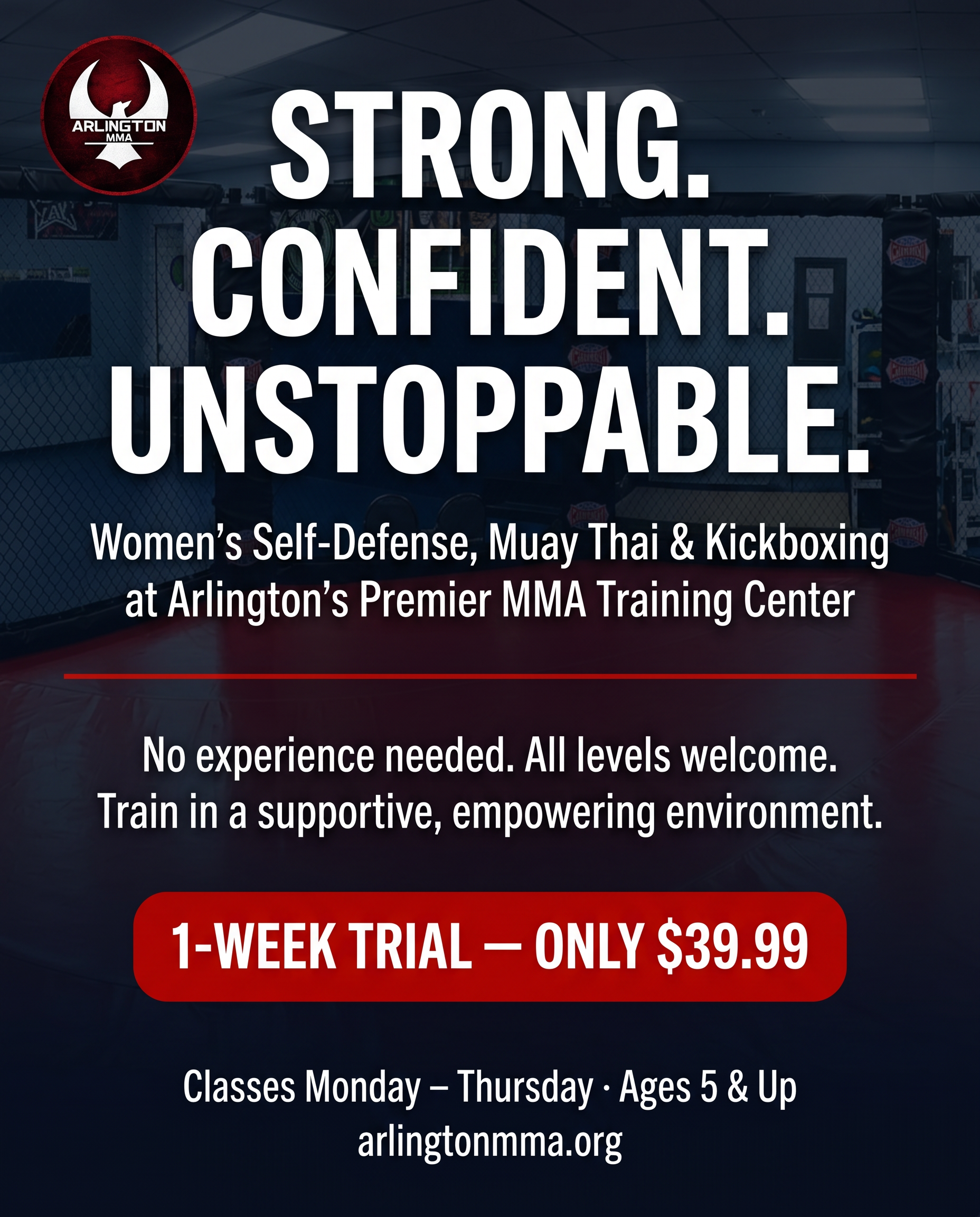 Arlington MMA Facebook ad