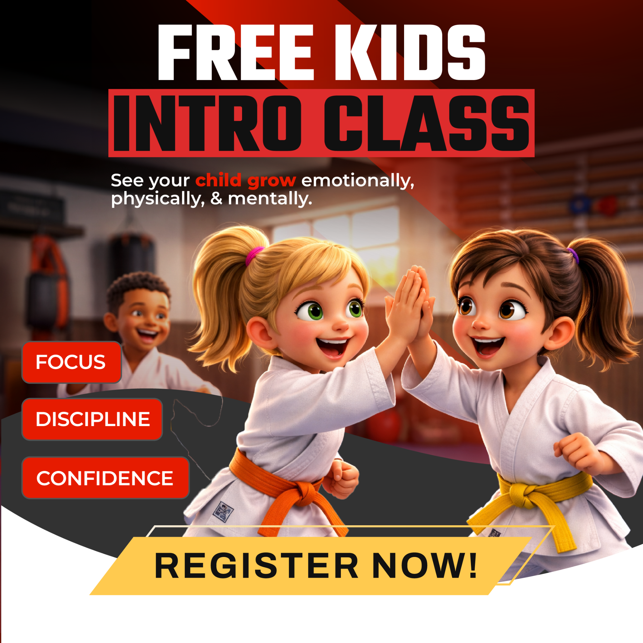 Hotshot Athletic Martial Arts Facebook ad