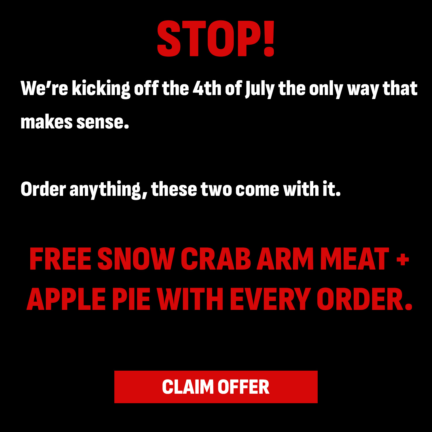 PrimeFish Seafood Co. Facebook ad