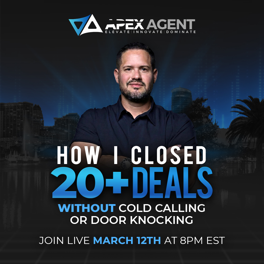 Tony Cruz Facebook ad: The 20+ Deal System (No Cold Calls Required)