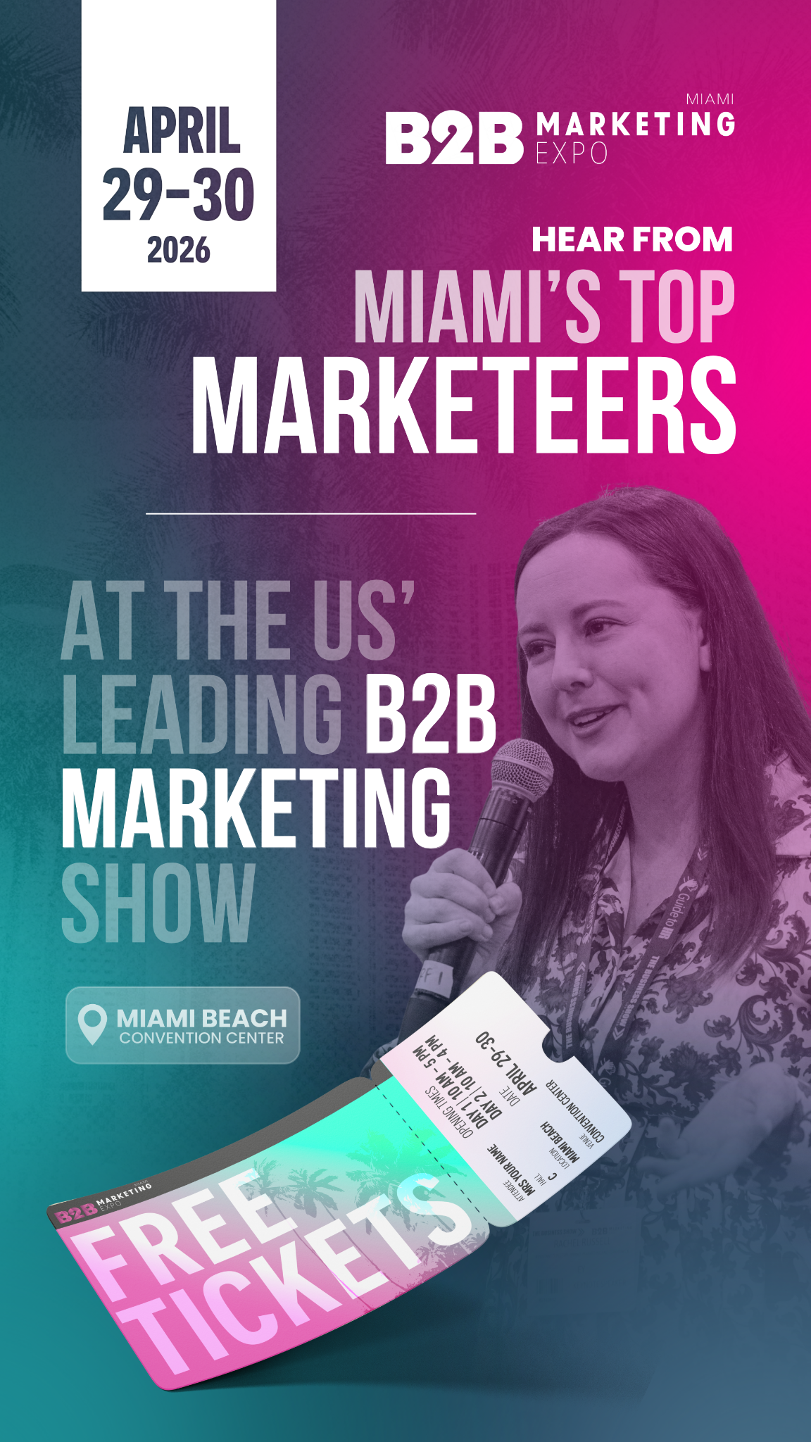 B2B Marketing Expo US Facebook ad