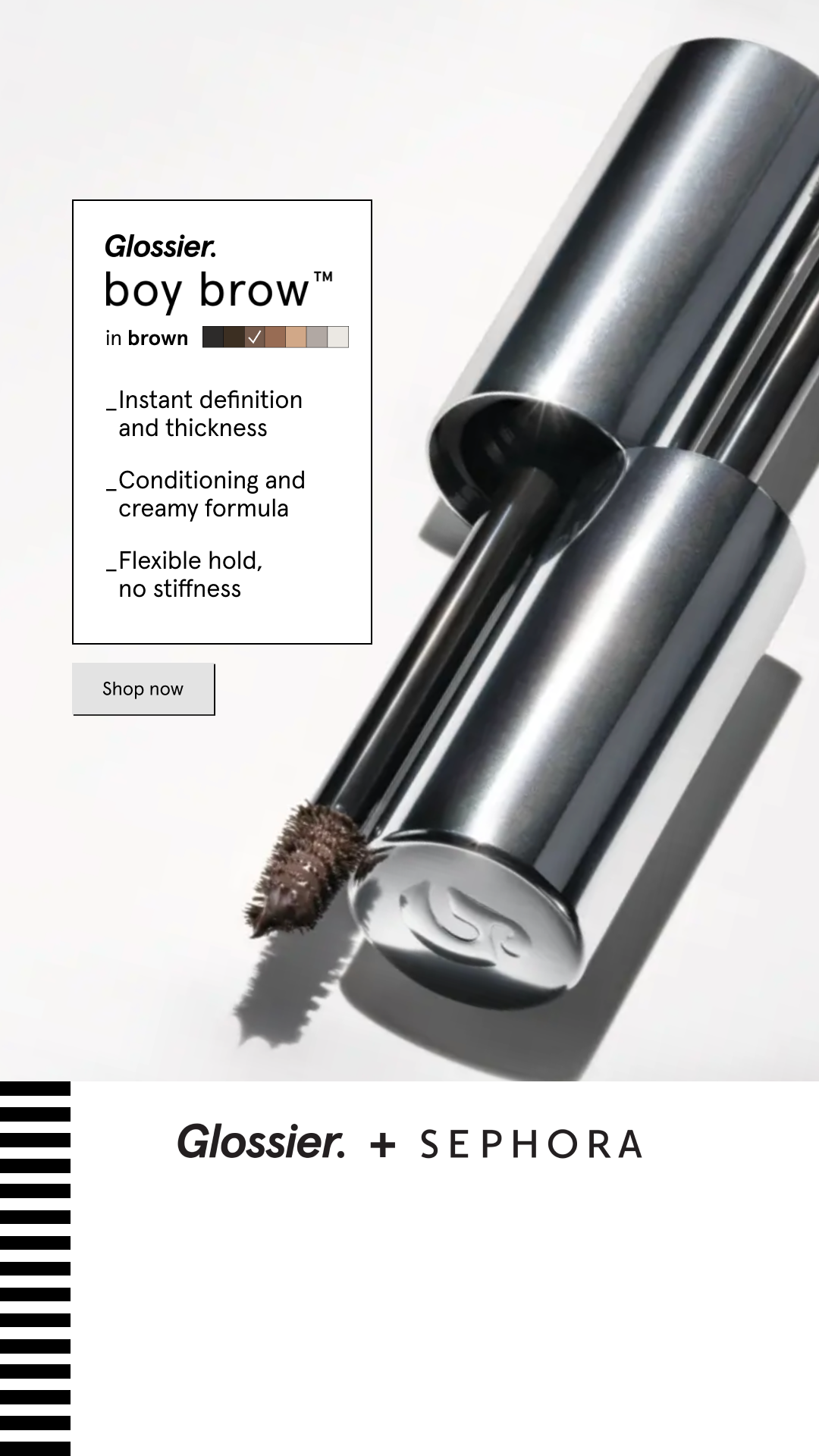 Glossier Facebook ad