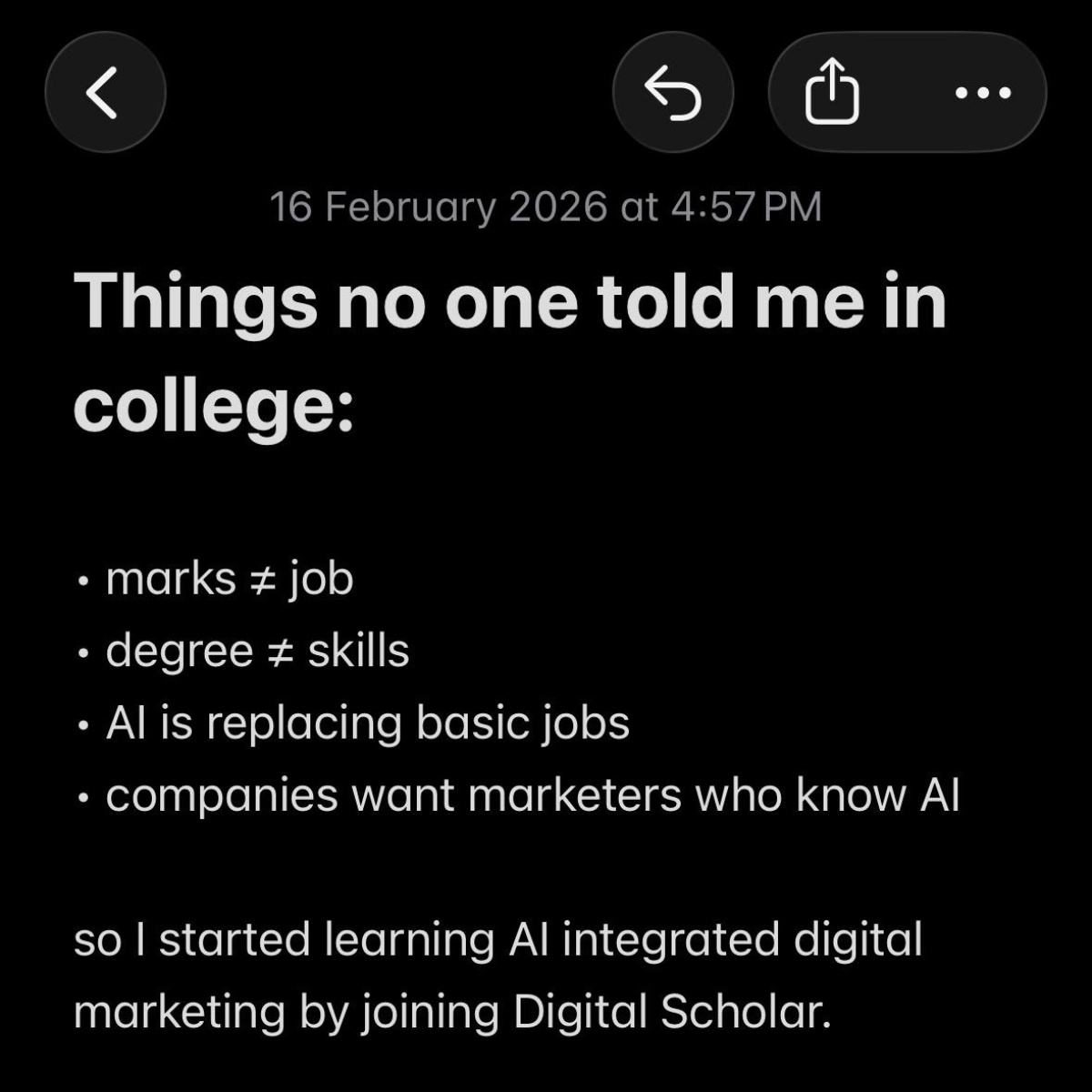 Digital Scholar Facebook ad