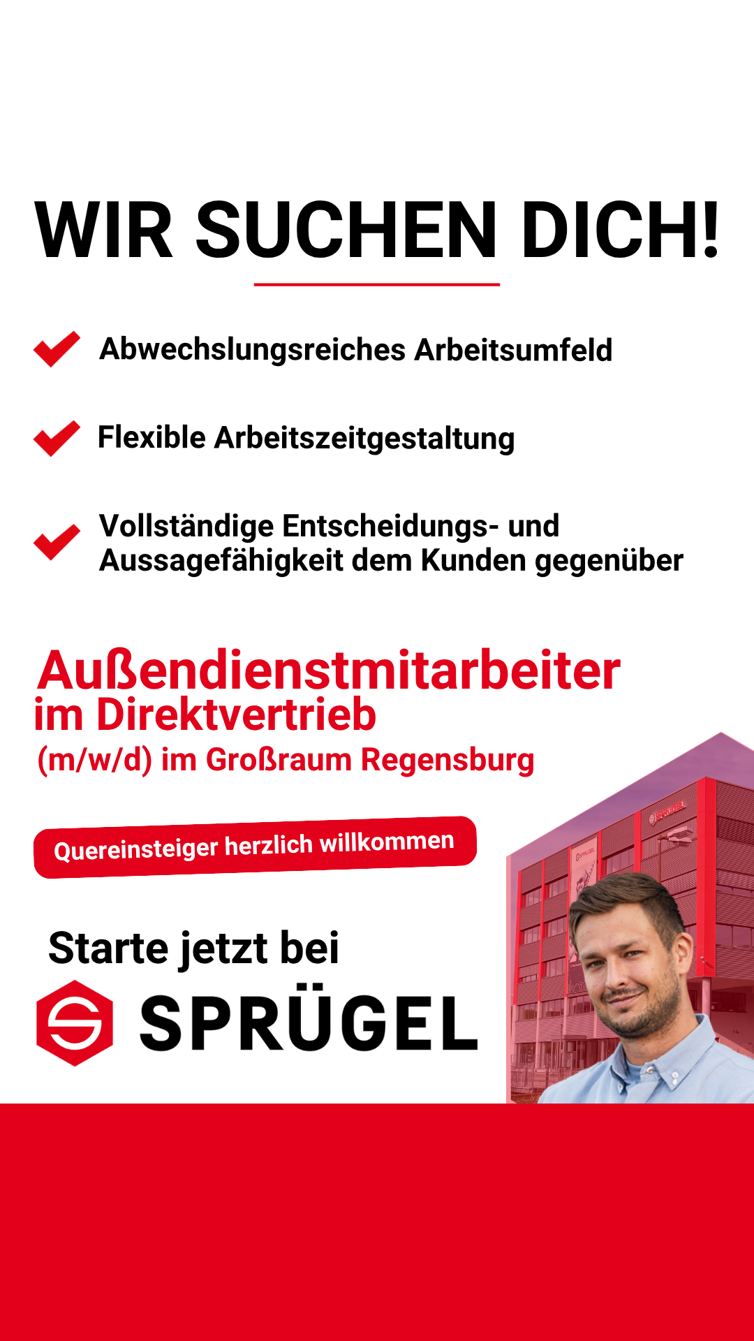 Deine neue Karriere Facebook ad