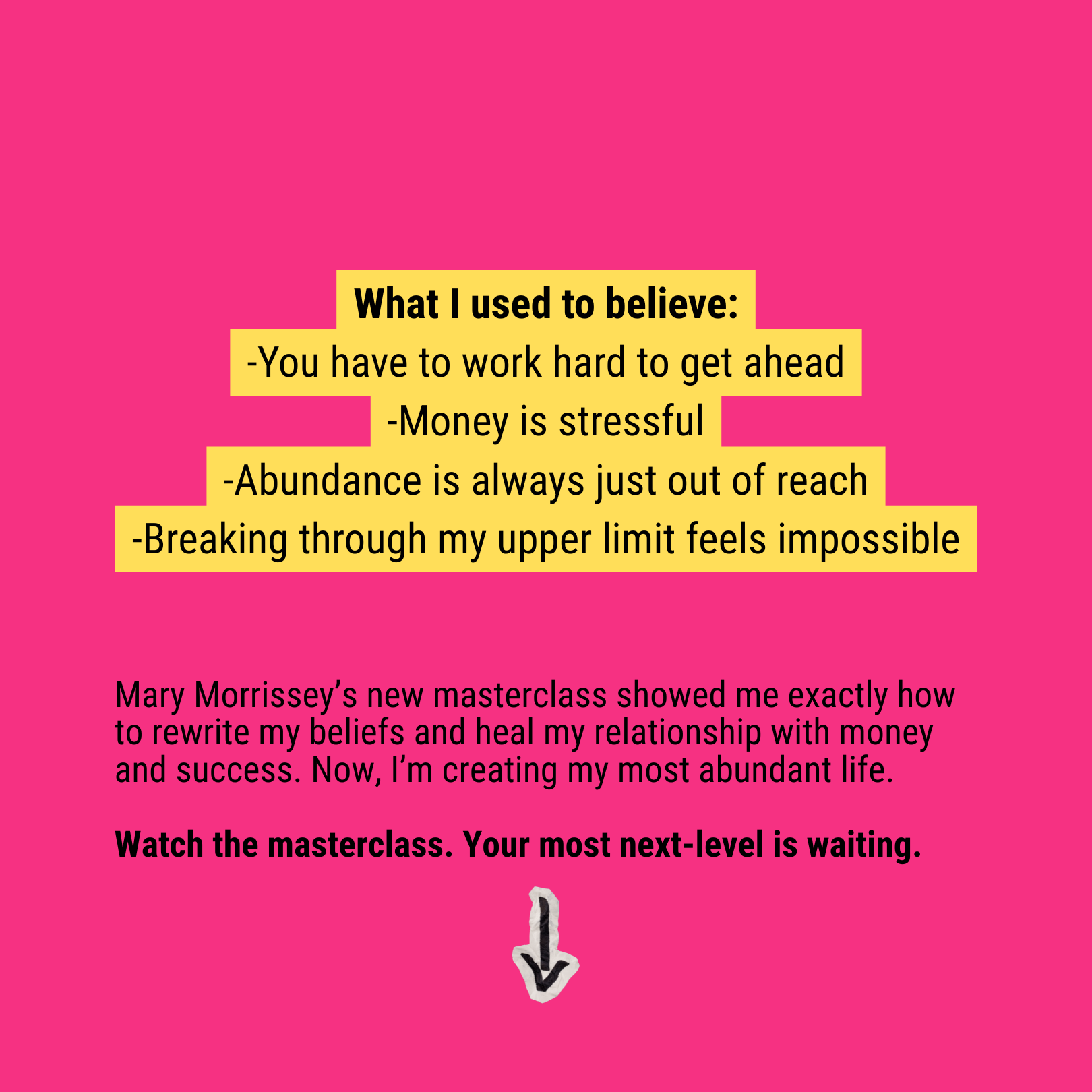 Mary Manin Morrissey Facebook ad