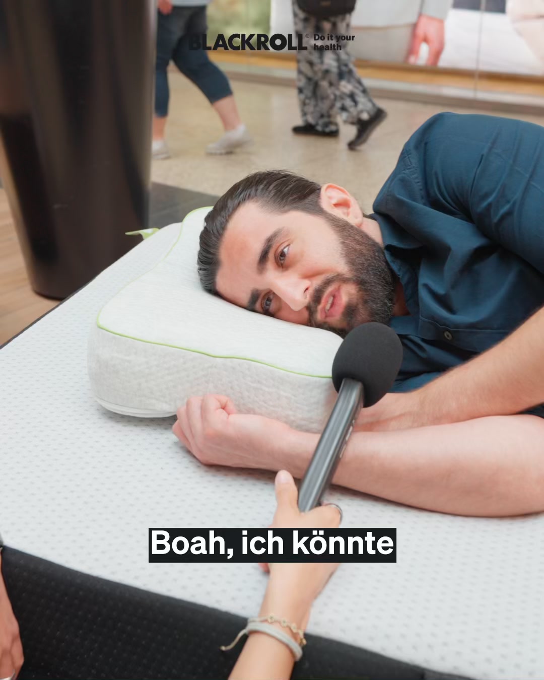 Blackroll Facebook ad: Endlich erholsam schlafen