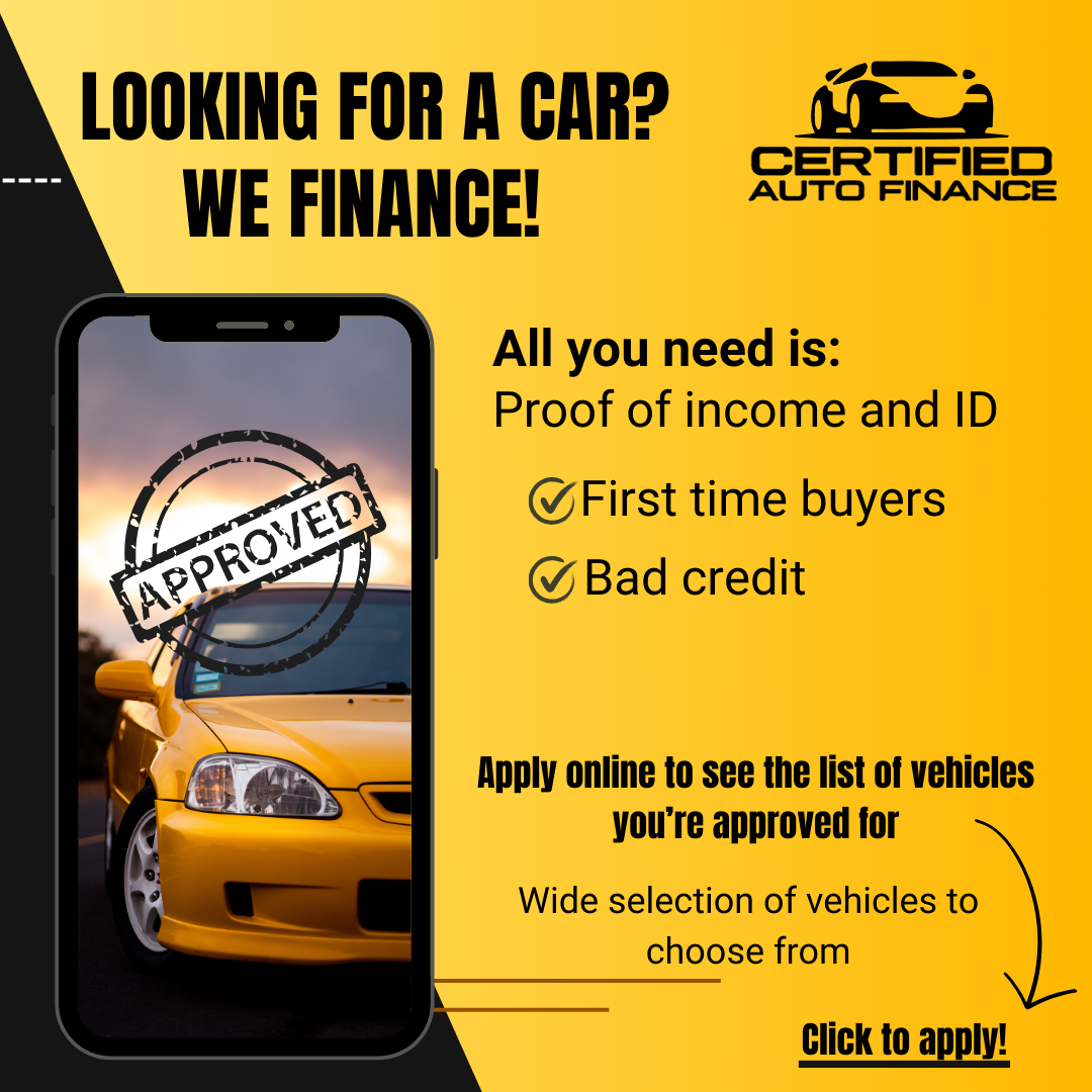 Certified Auto Finance Facebook ad