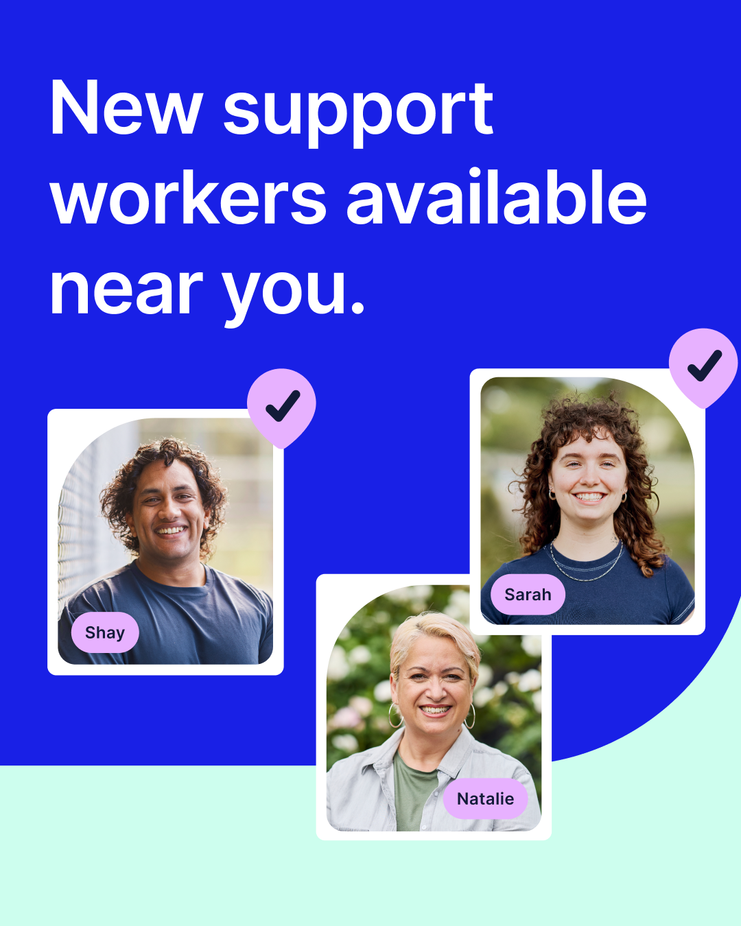 Hireup Facebook ad: Find the right support for you