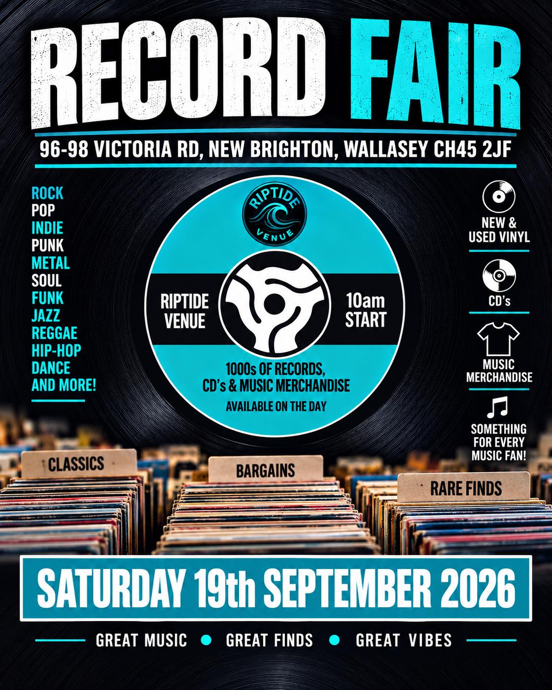 Off The Record Facebook ad: NEW BRIGHTON RECORD FAIR IS BACK!