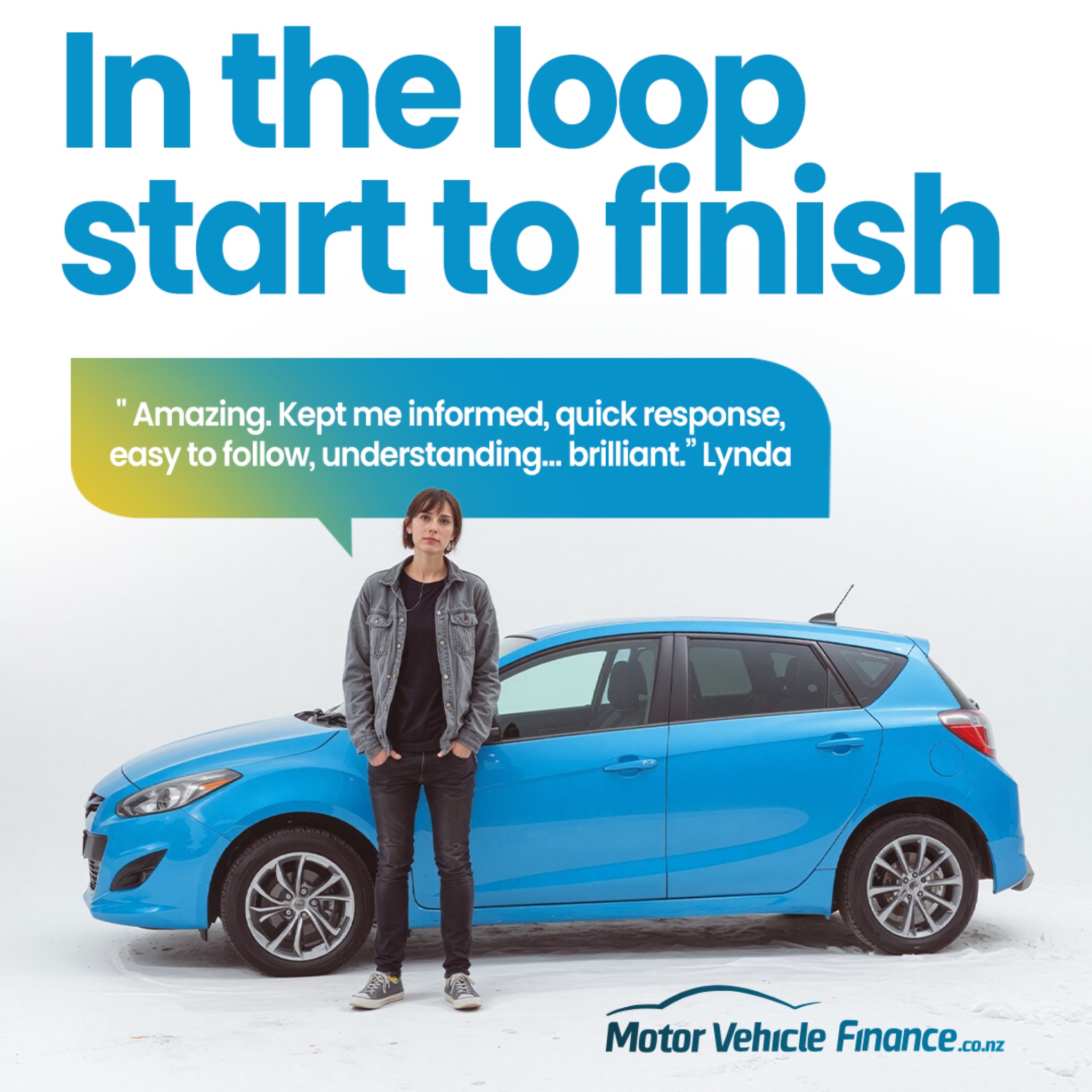 Motor Vehicle Finance Facebook ad: Real Reviews. Real Car Loans.