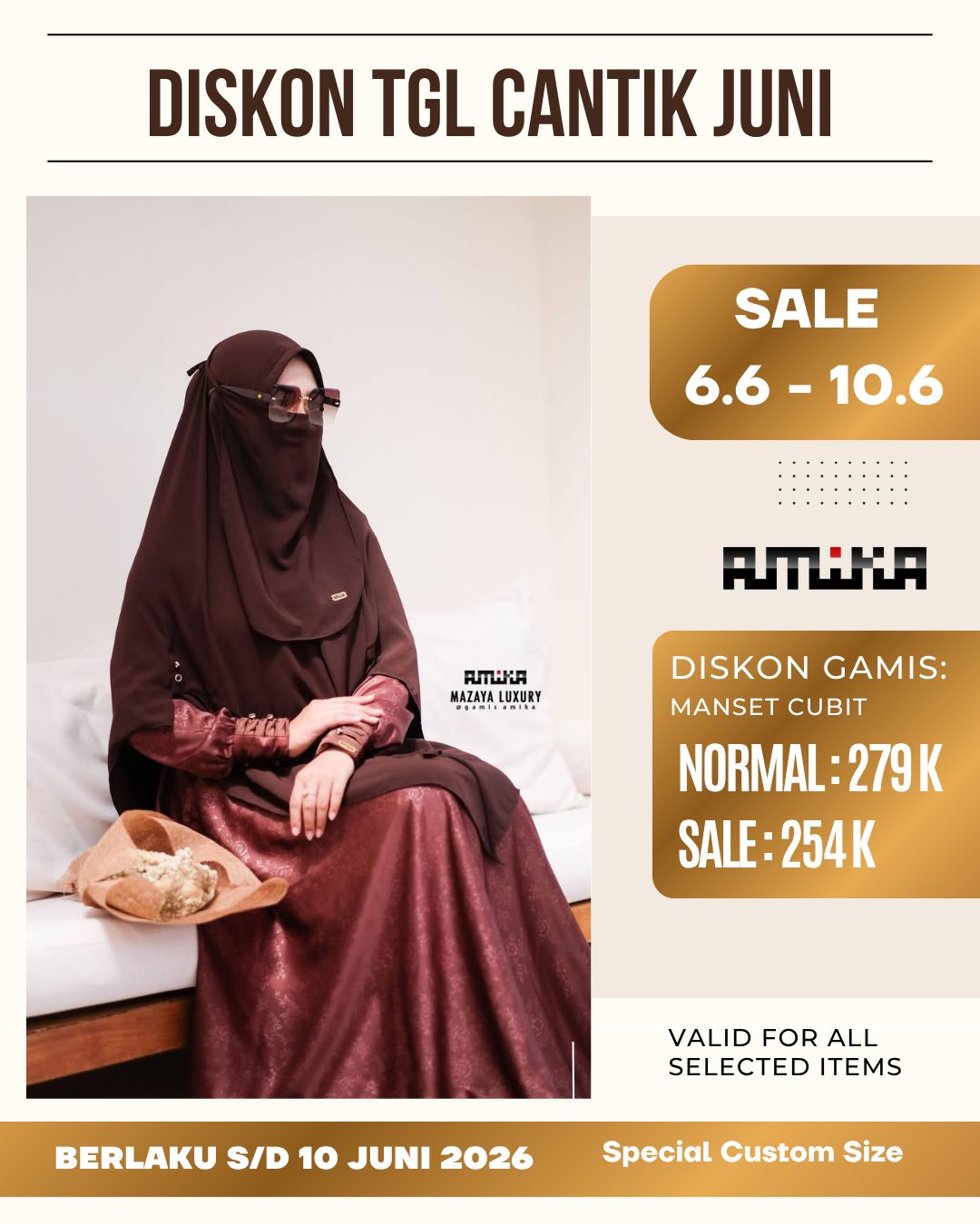 Gamis Amika Facebook ad